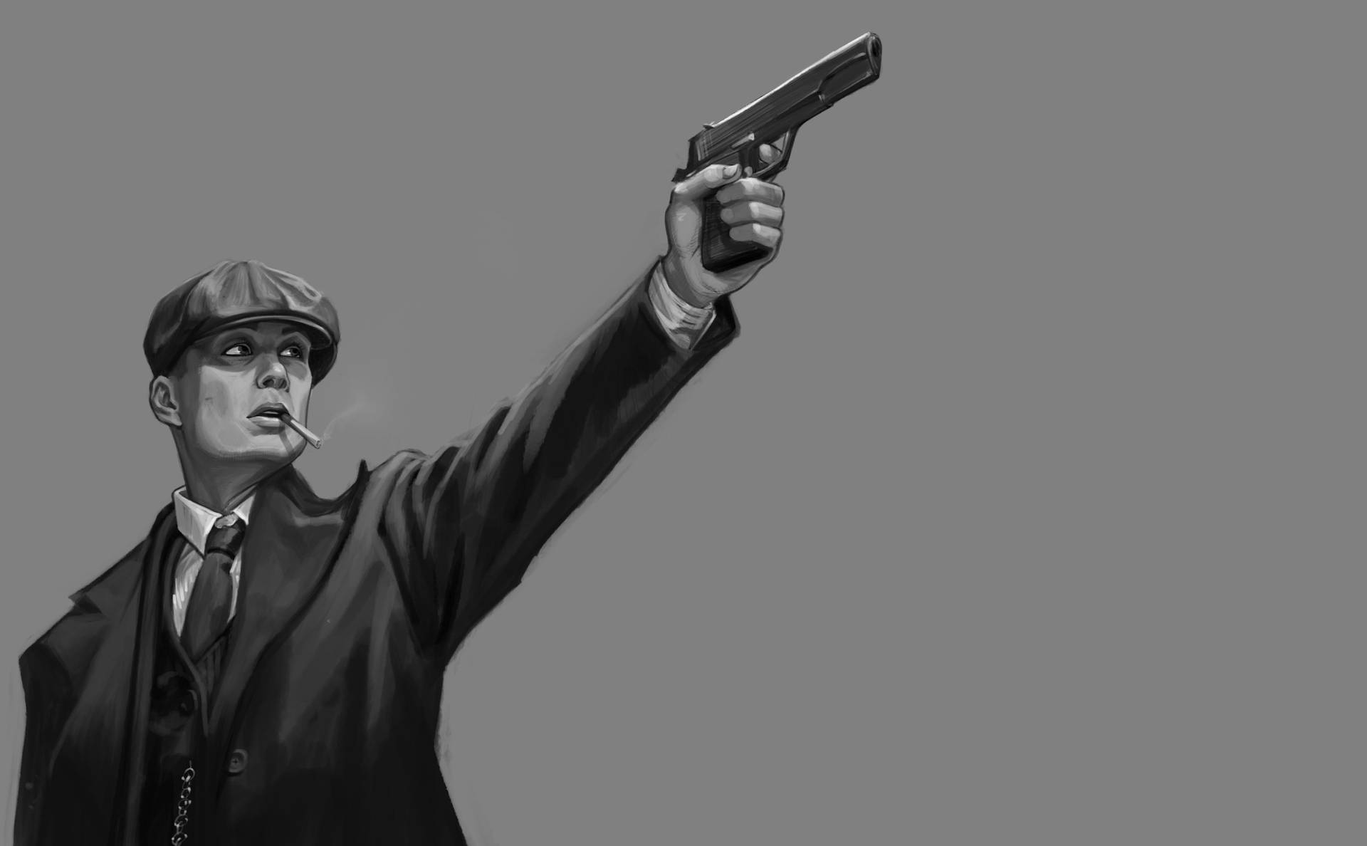 White Illustration Wallpaper