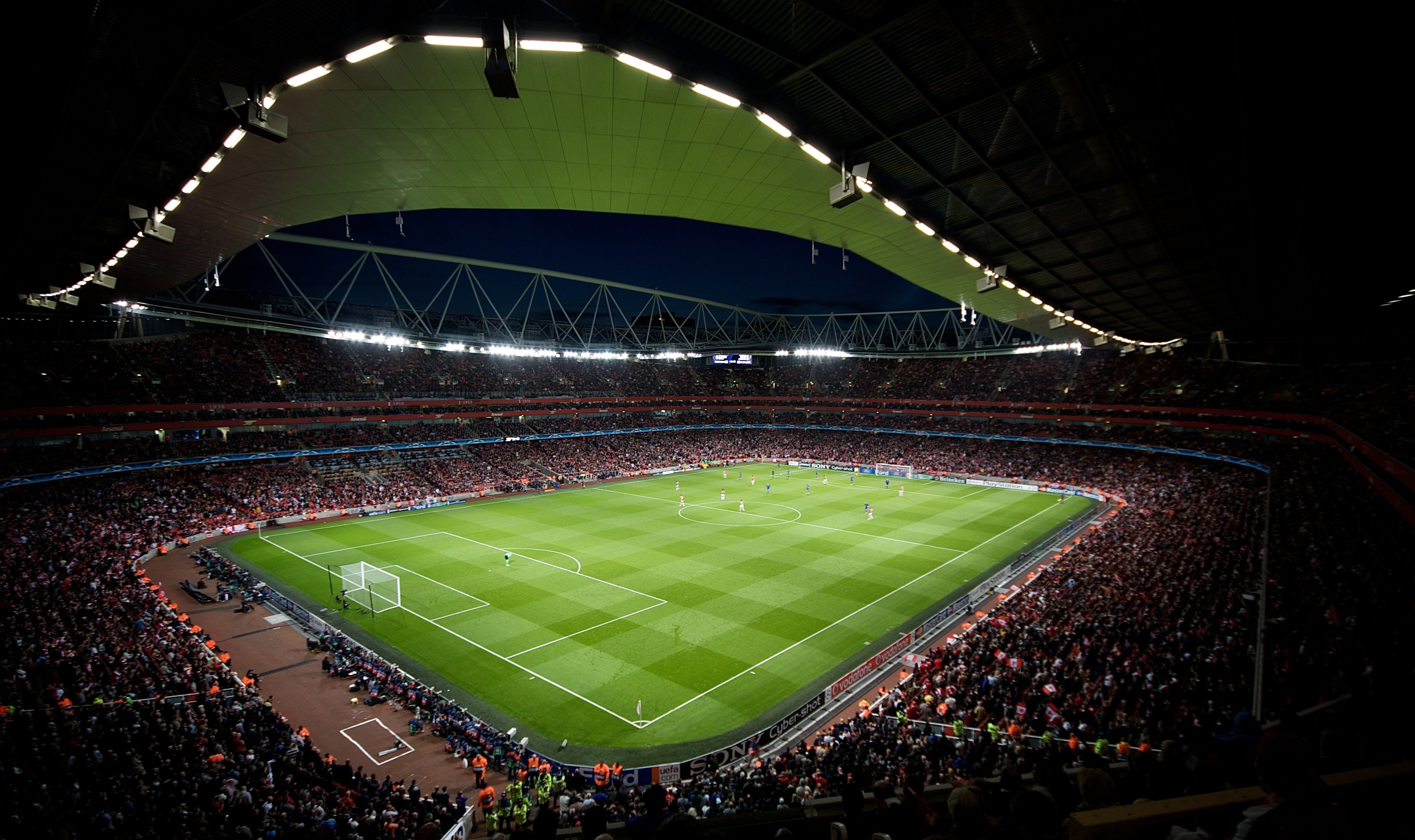 Wallpaper / emirates, stadium, 4K, league, champions, soccer free download