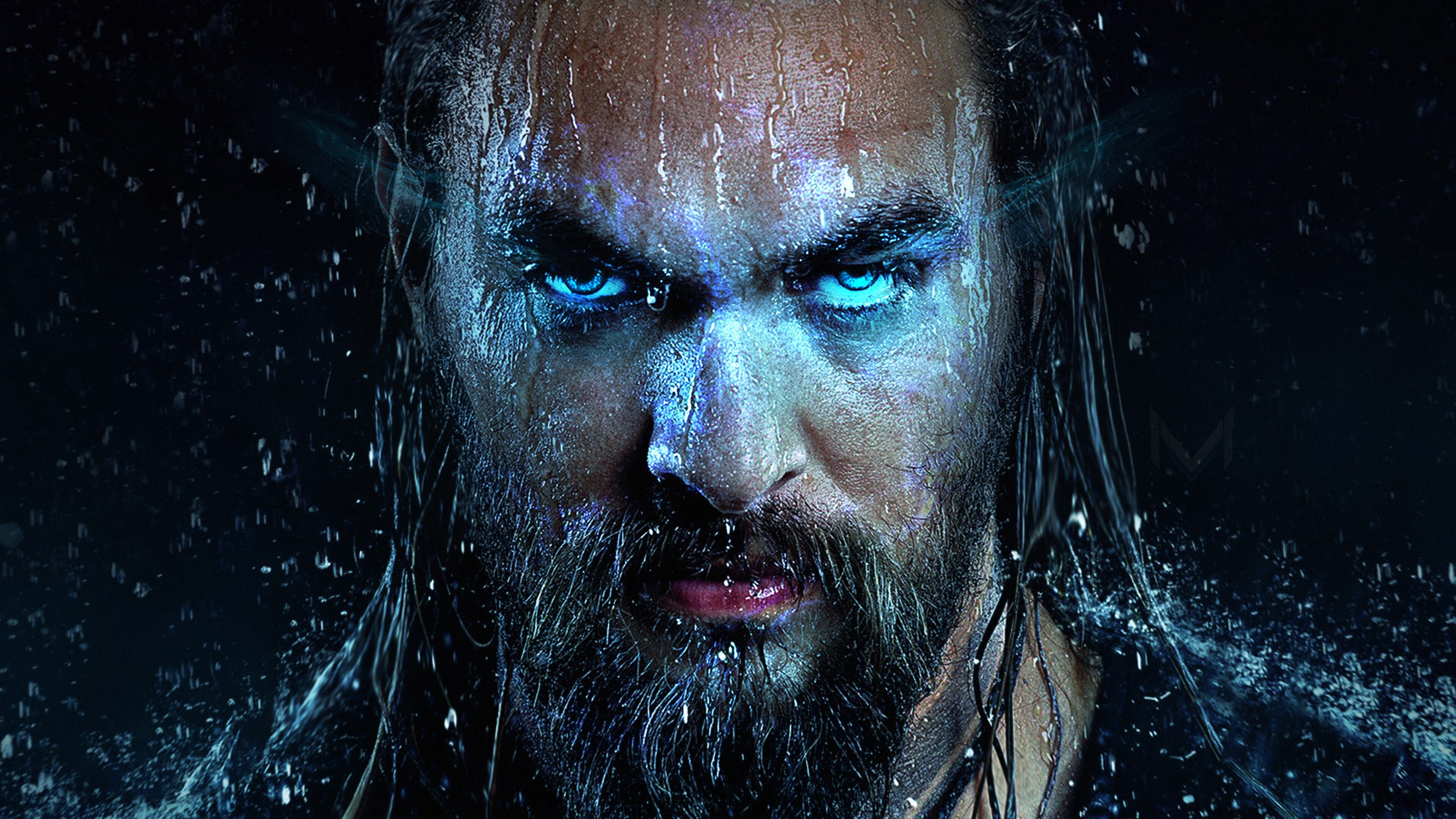 New Film Actor Jason Momoa as Aquaman 4K Wallpaper
