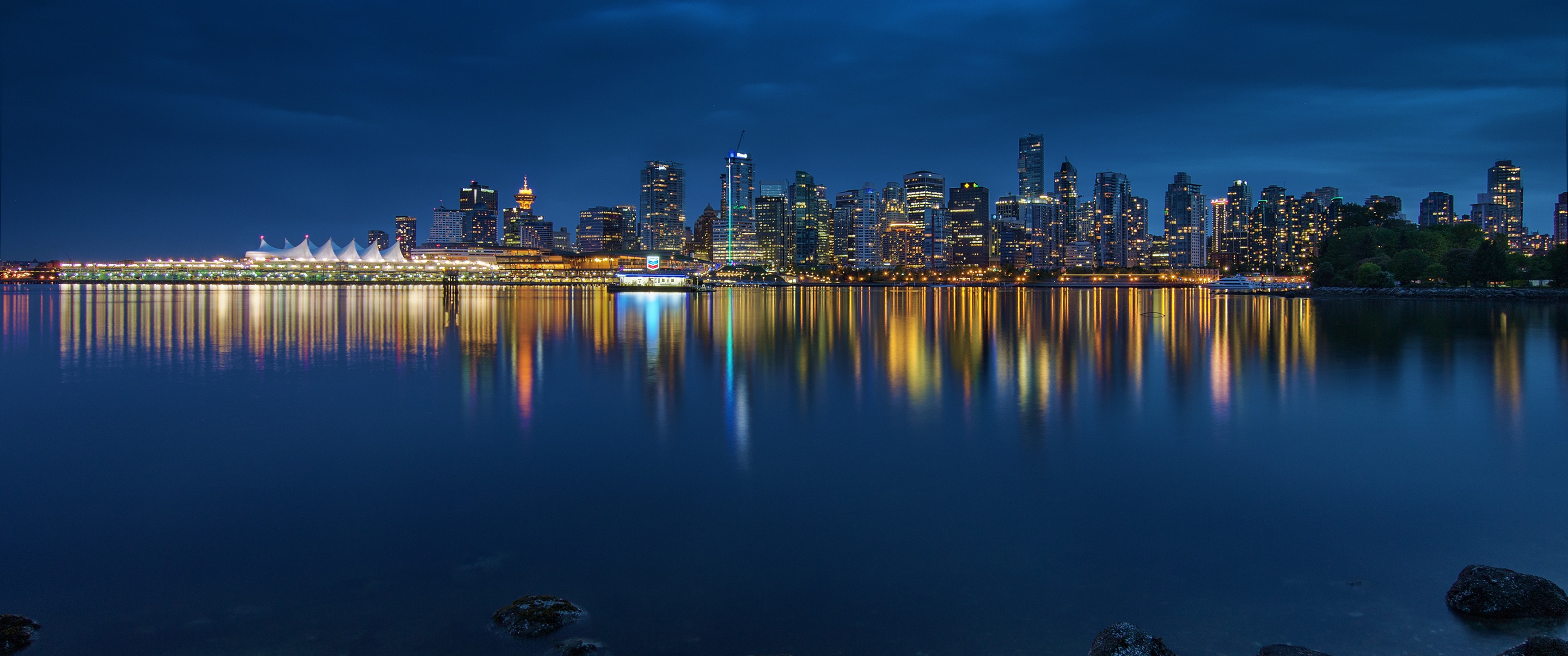 Vancouver City Wallpaper 4K, Canada, Body of Water