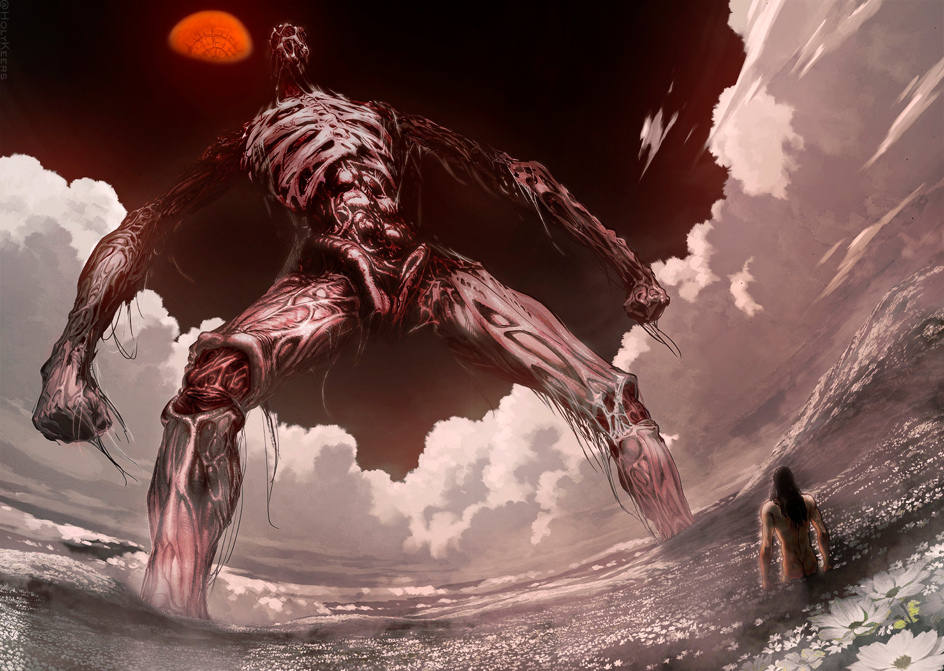 HolyKeers page with God and Homeless Emperor One Punch Man 153 #OnePunchMan #OPM #ワンパンマン #MangaColoring