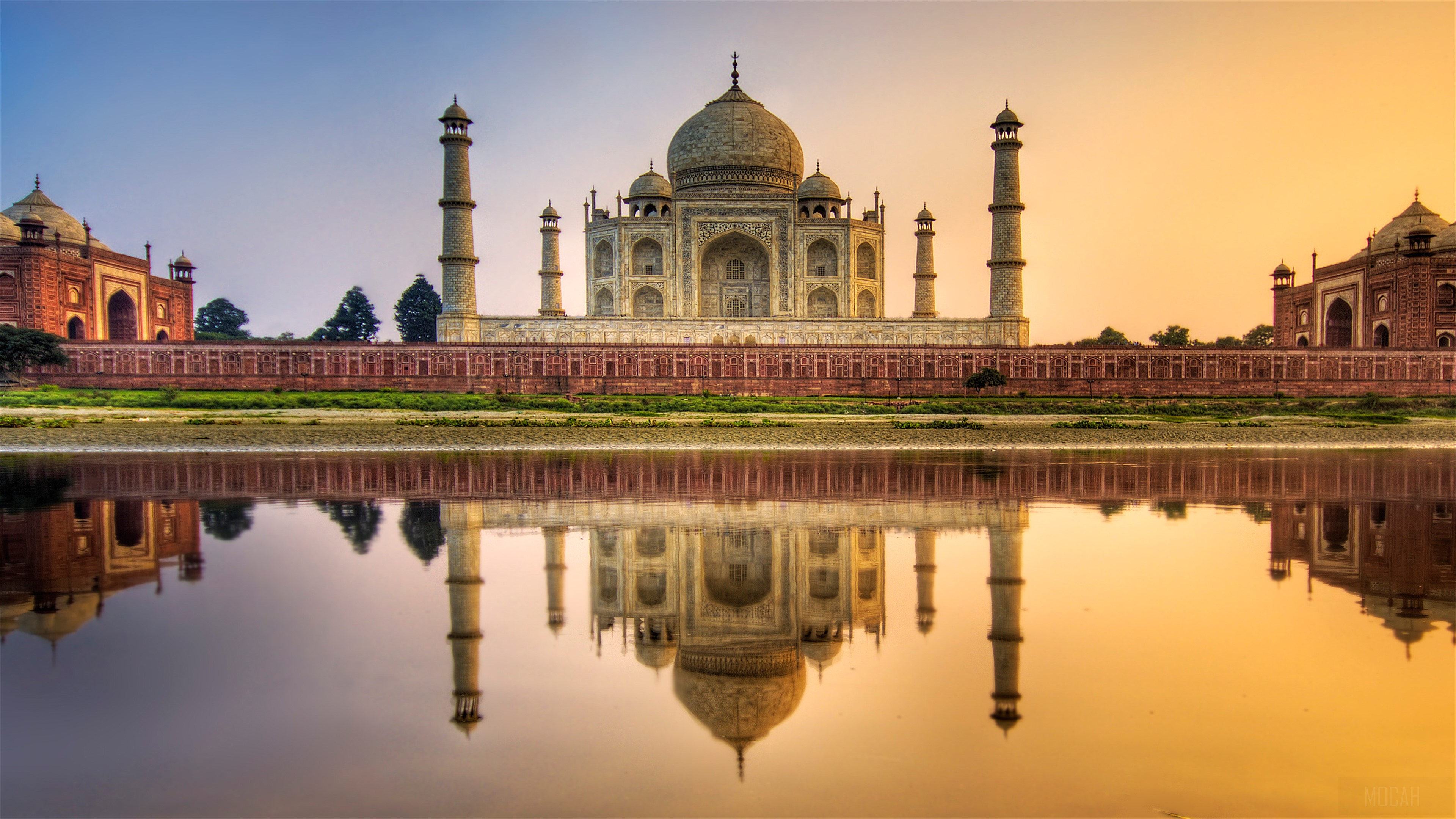 Taj Mahal India HDR 4k Gallery HD Wallpaper