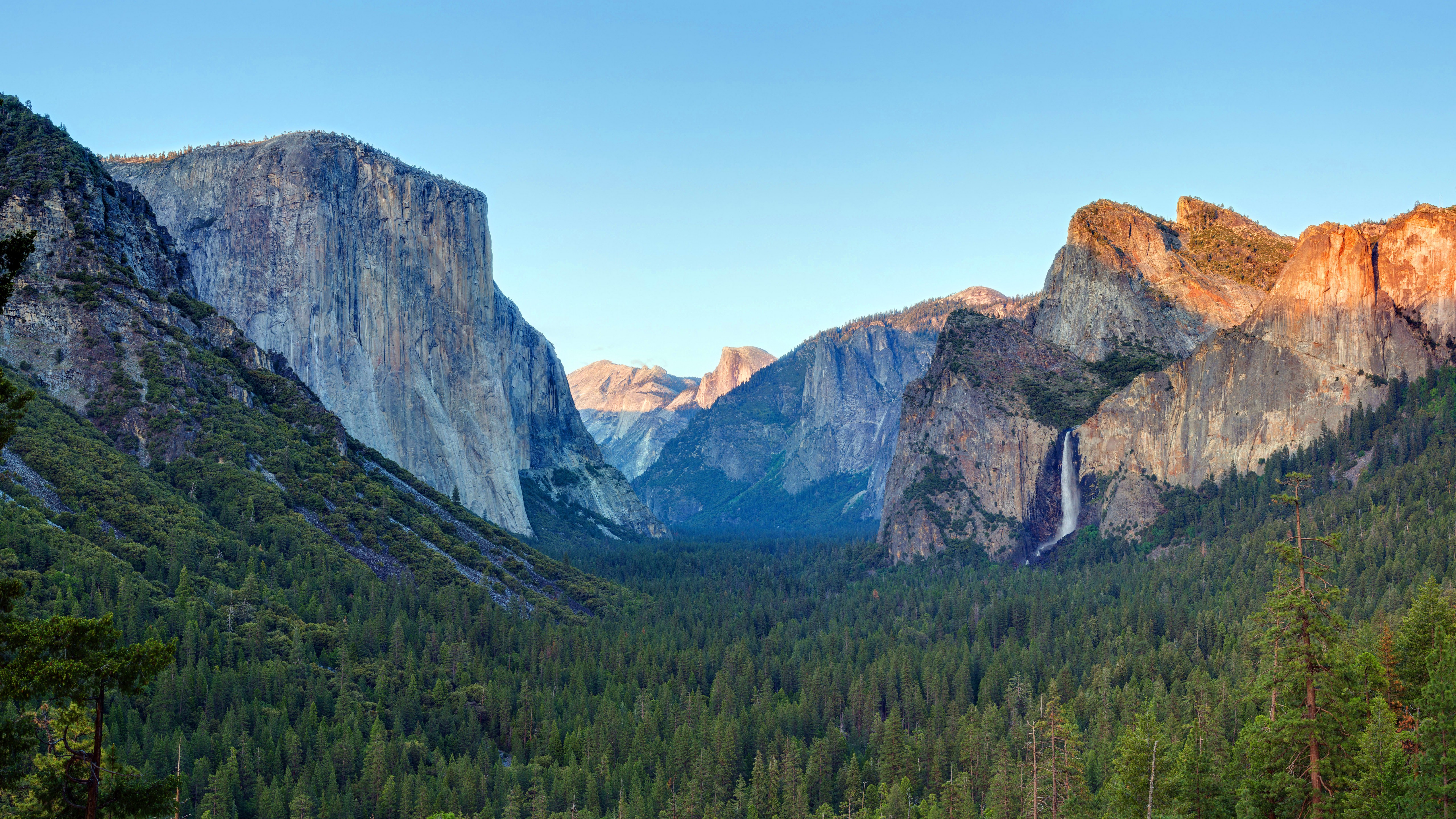 Wallpaper Yosemite, 5k, 4k wallpaper, forest, OSX, apple, mountains, Nature