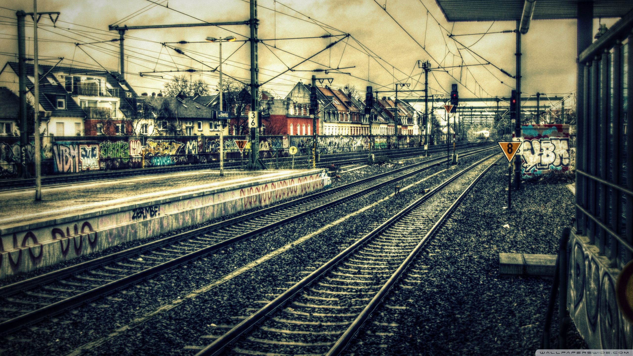 Train Station Wallpaper
