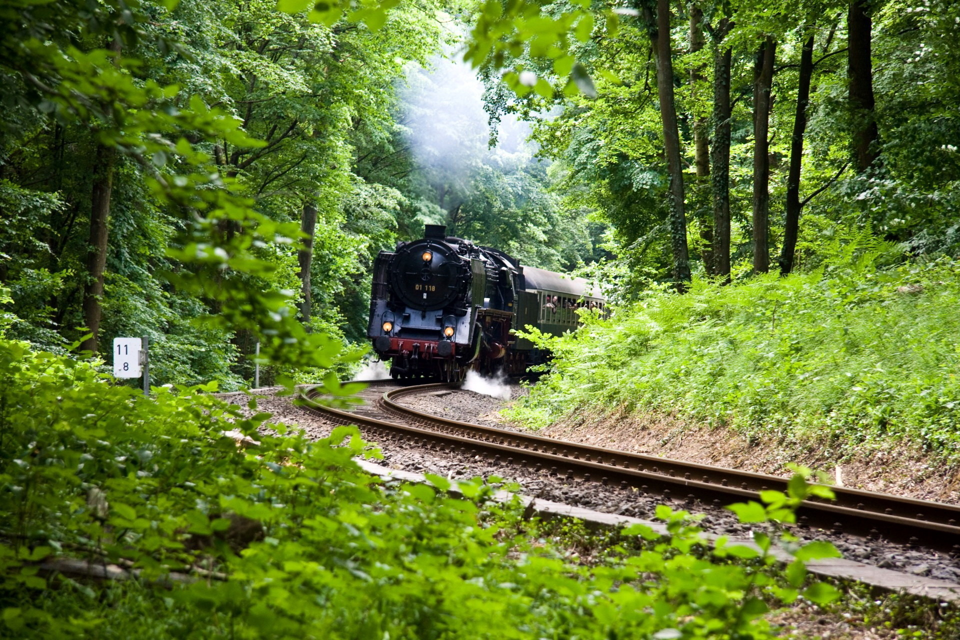 Wallpaper. Railway. photo. picture. the engine, the way, nature, summer
