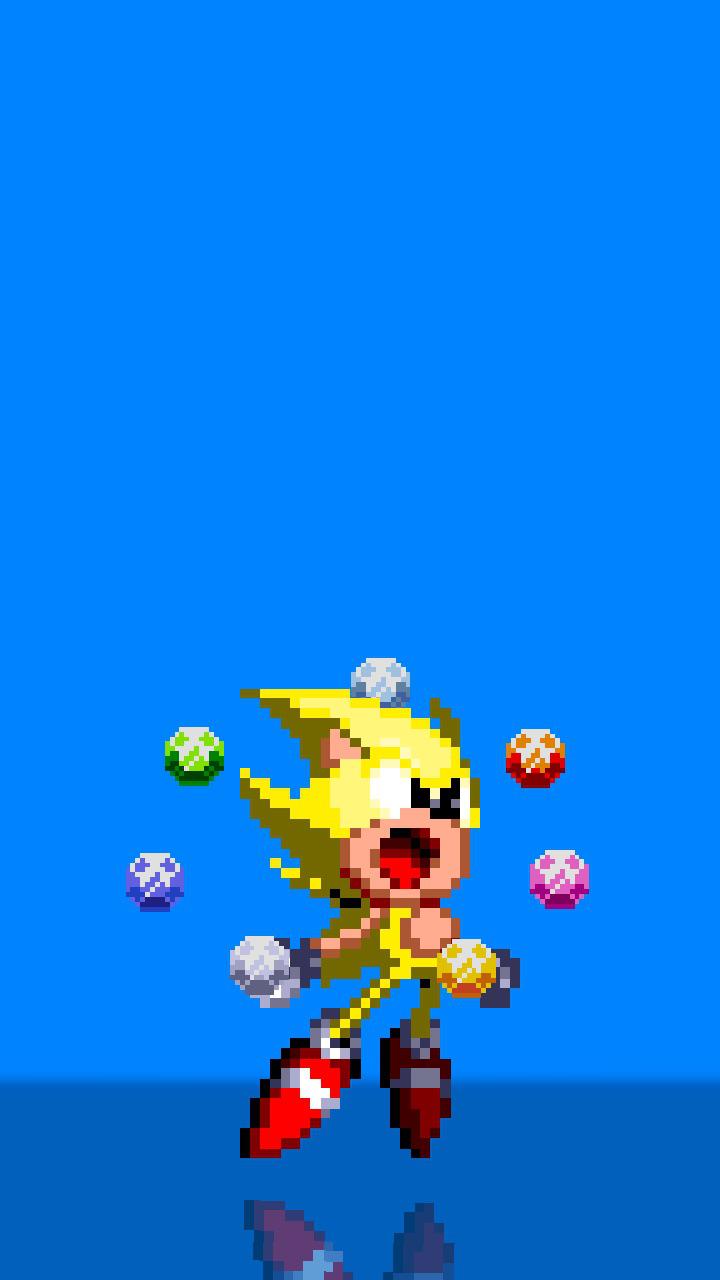 Self Made) Super Sonic Wallpaper 720x1280
