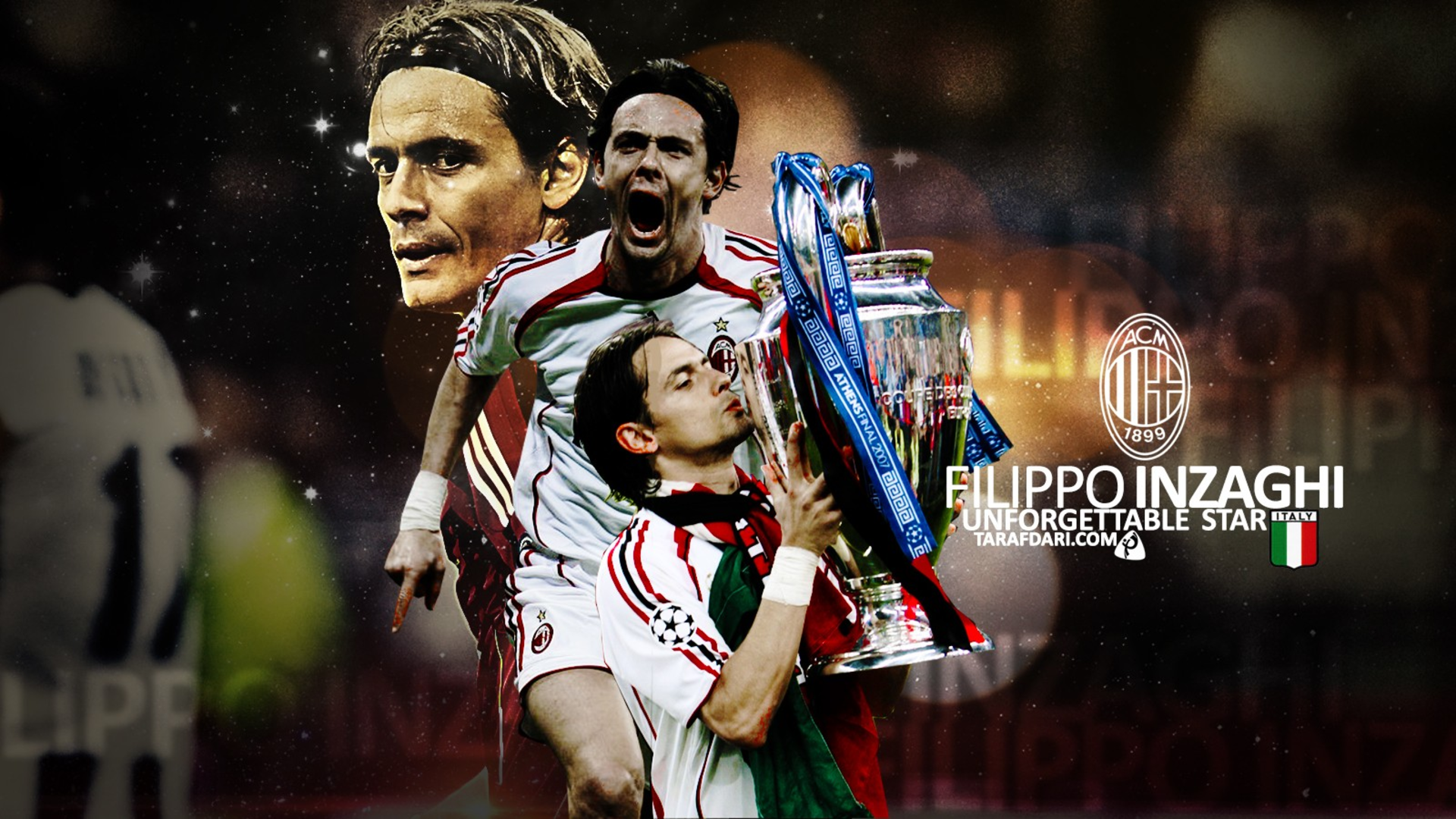Filippo Inzaghi HD, A.C. Milan Gallery HD Wallpaper