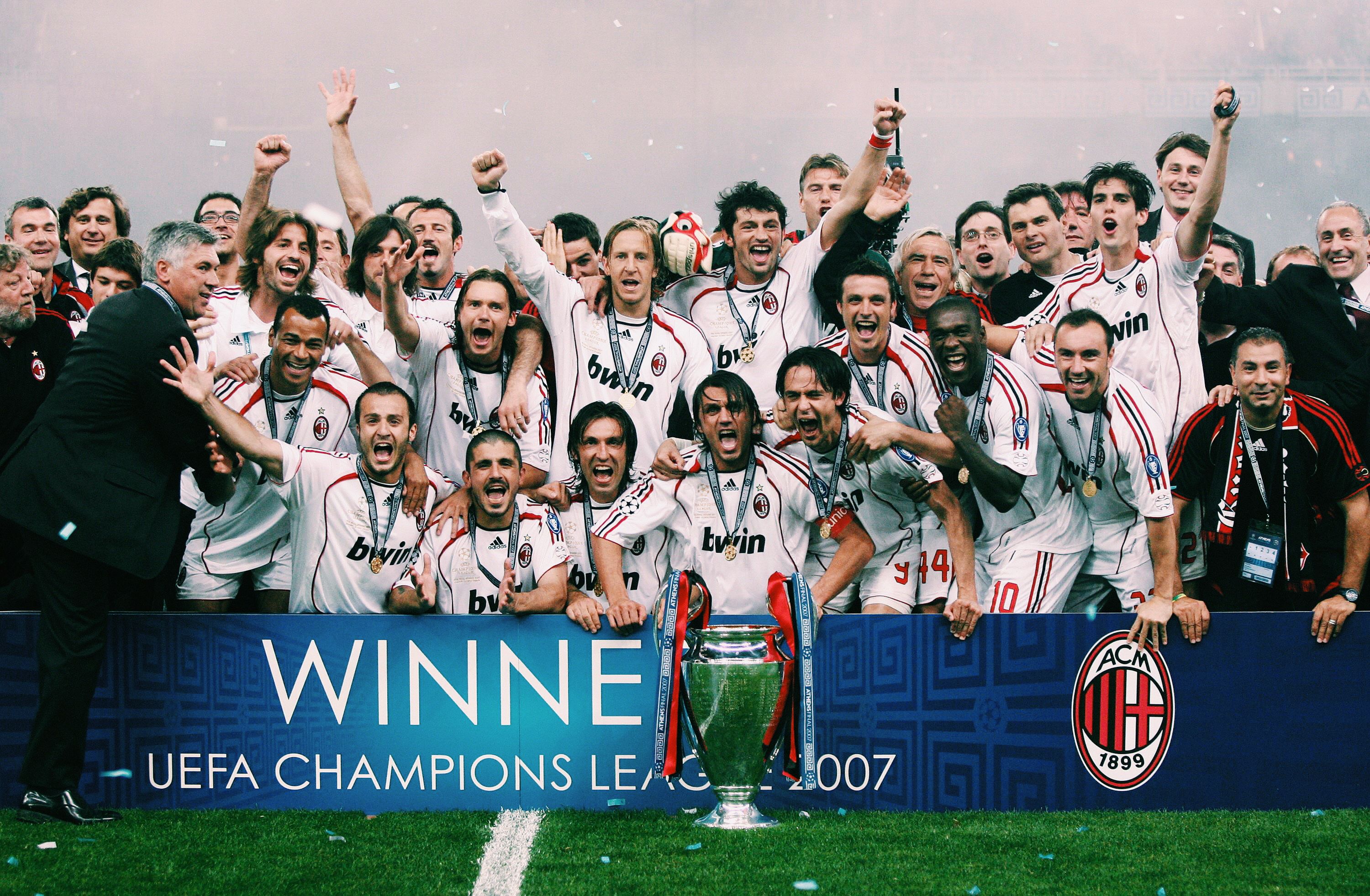 UEFA Champions League Final 2007 #winner #winners #acmilan #championsleague #italy #socce. Ac milan champions league, Champions league 2007, Uefa champions league