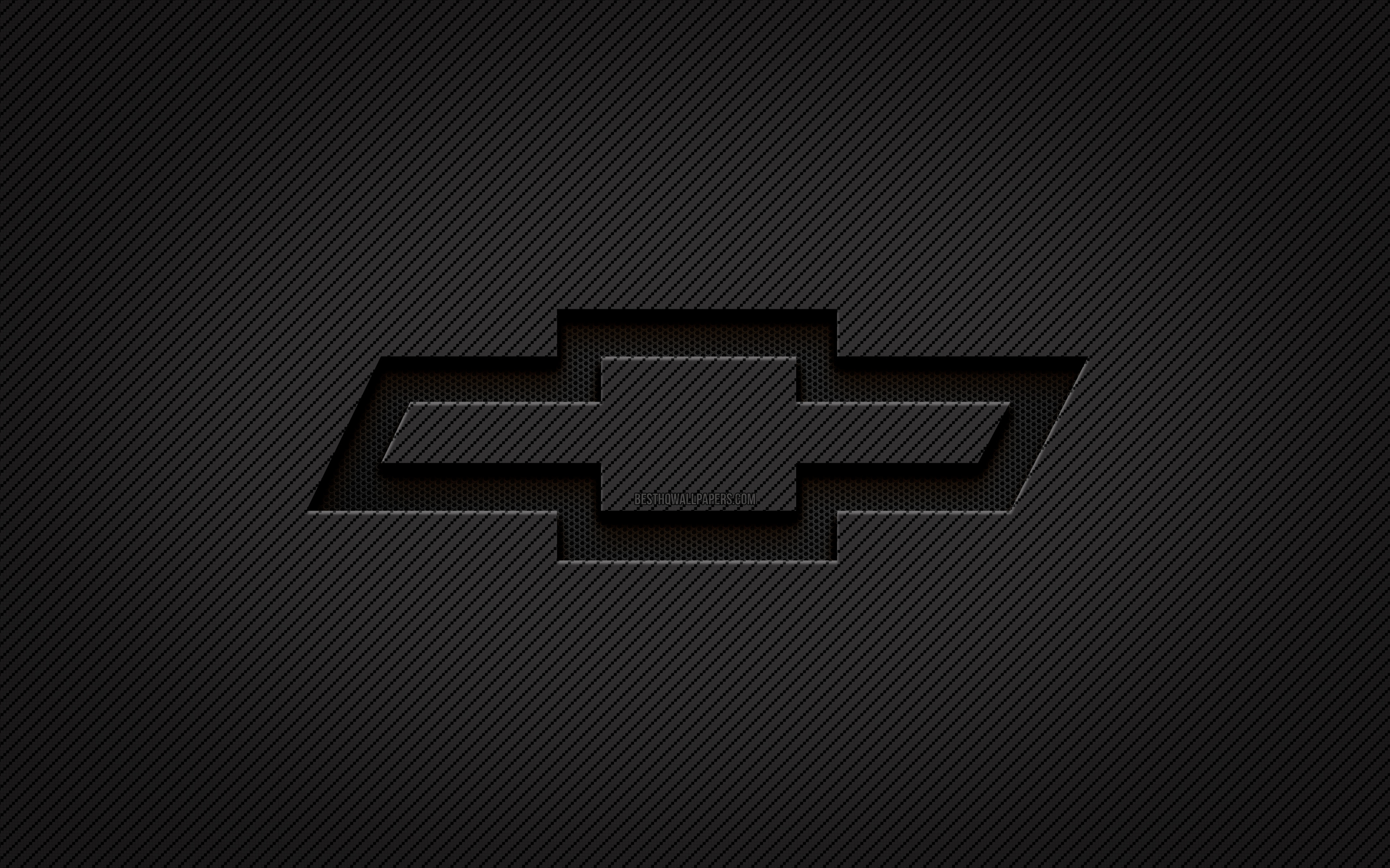 Download wallpaper Chevrolet carbon logo, 4k, grunge art, carbon background, creative, Chevrolet black logo, cars brands, Chevrolet logo, Chevrolet for desktop with resolution 3840x2400. High Quality HD picture wallpaper