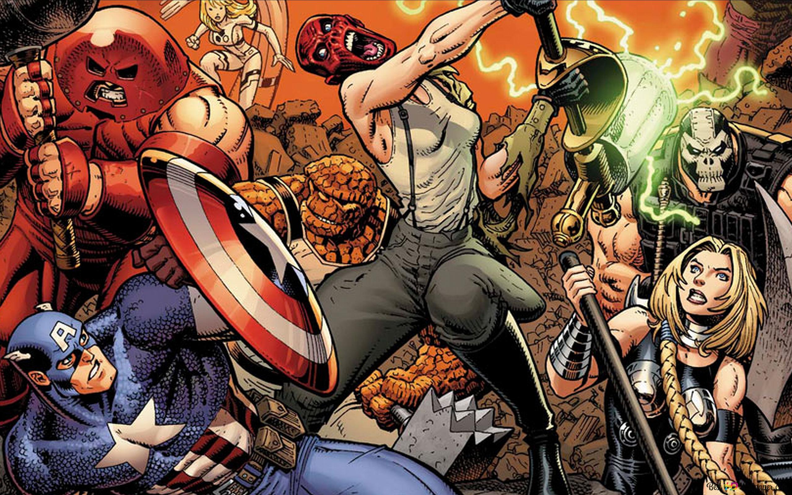 Marvel Comics 4K wallpaper download