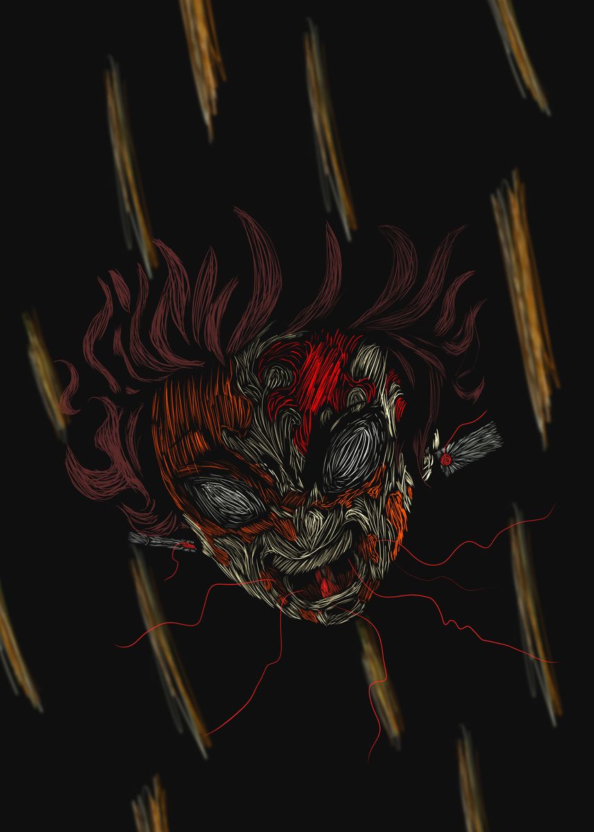 Tanjiro Demon Slayer Mark' Poster