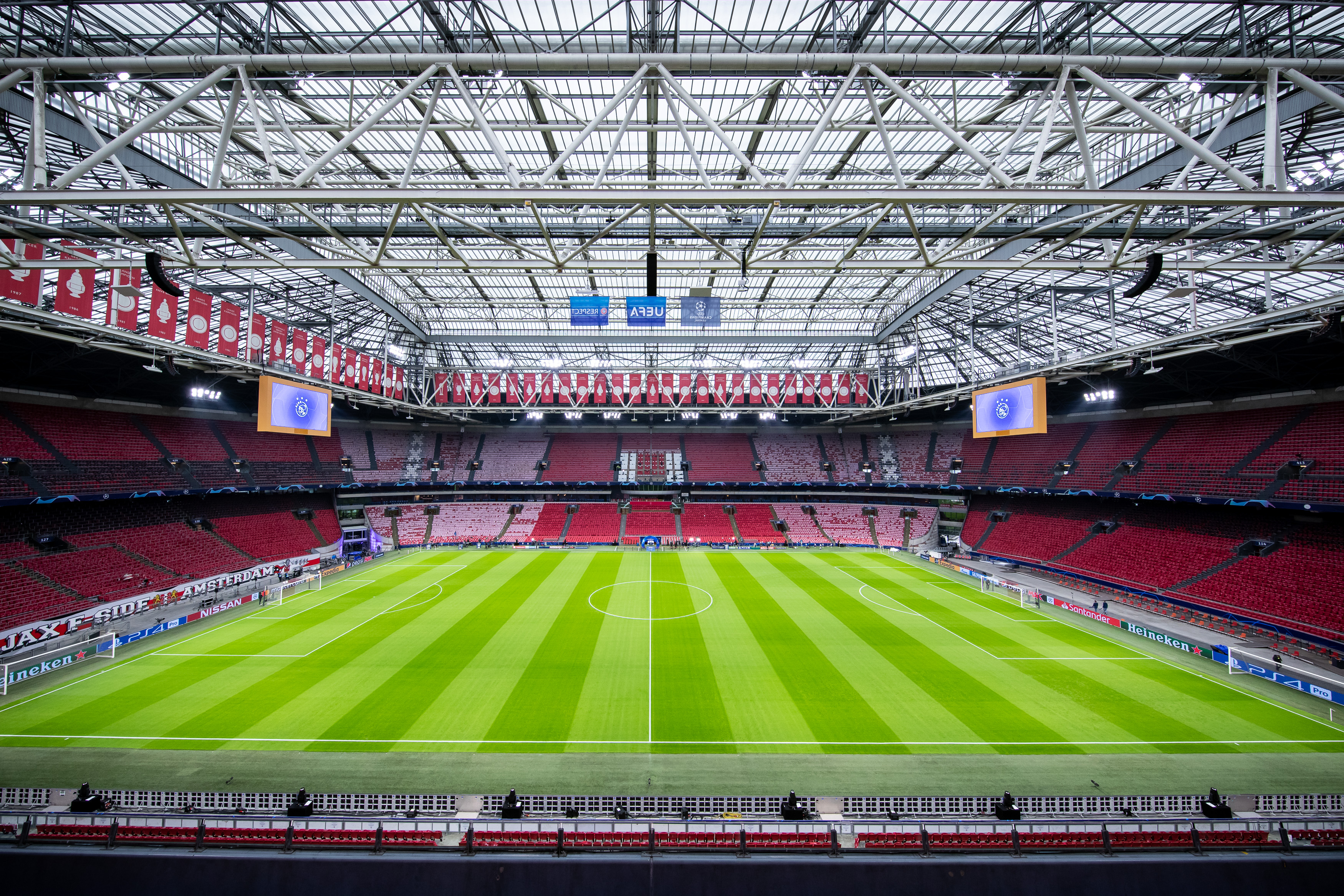 Ajax insist pitch will hold up for Chelsea clash after fears following 40,000 sold out David Guetta concert