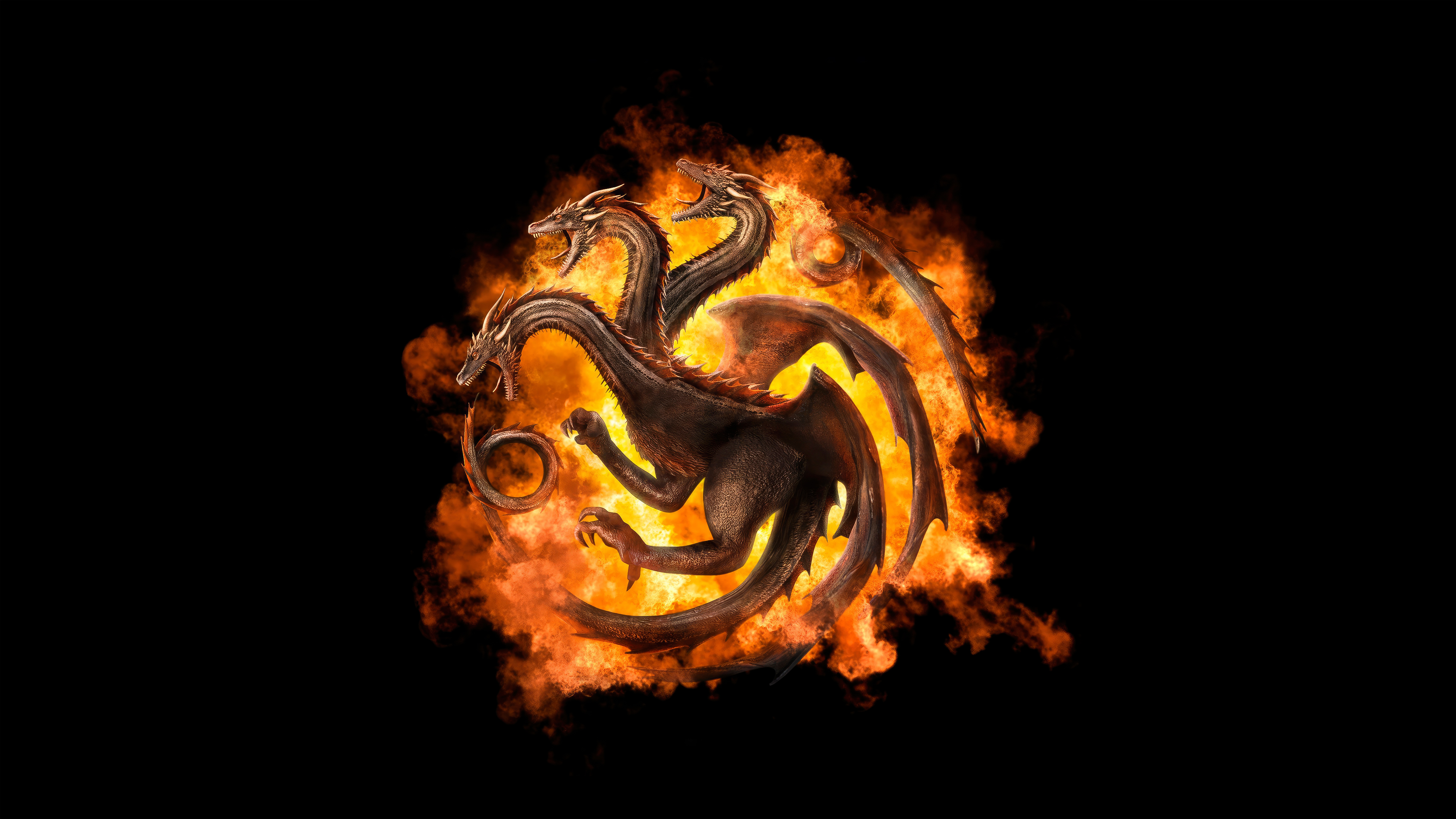 House of the Dragon Wallpaper 4K, Fire Will Reign, 5K, Dragon