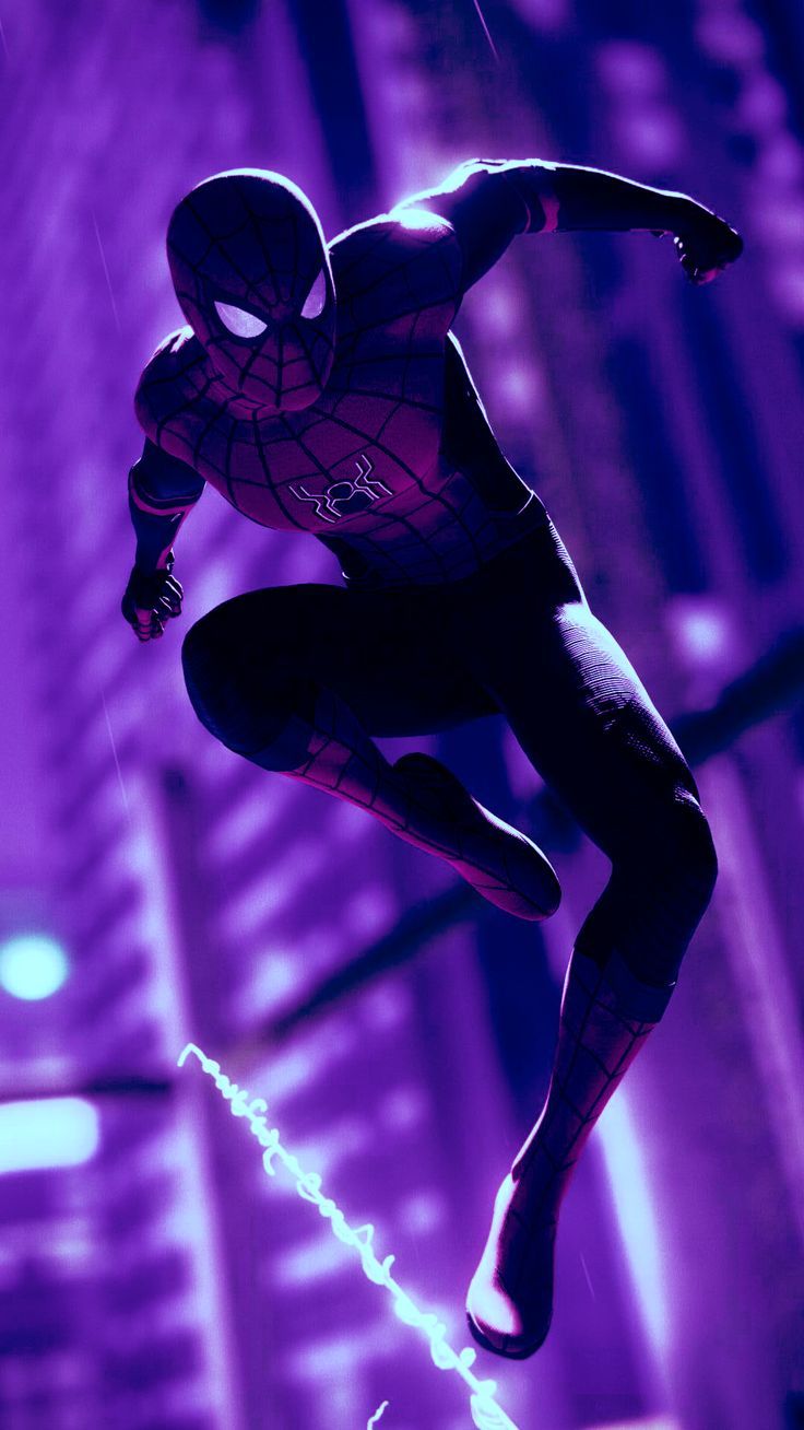 neon purple. Spiderman picture, Marvel spiderman art, Batman comic wallpaper