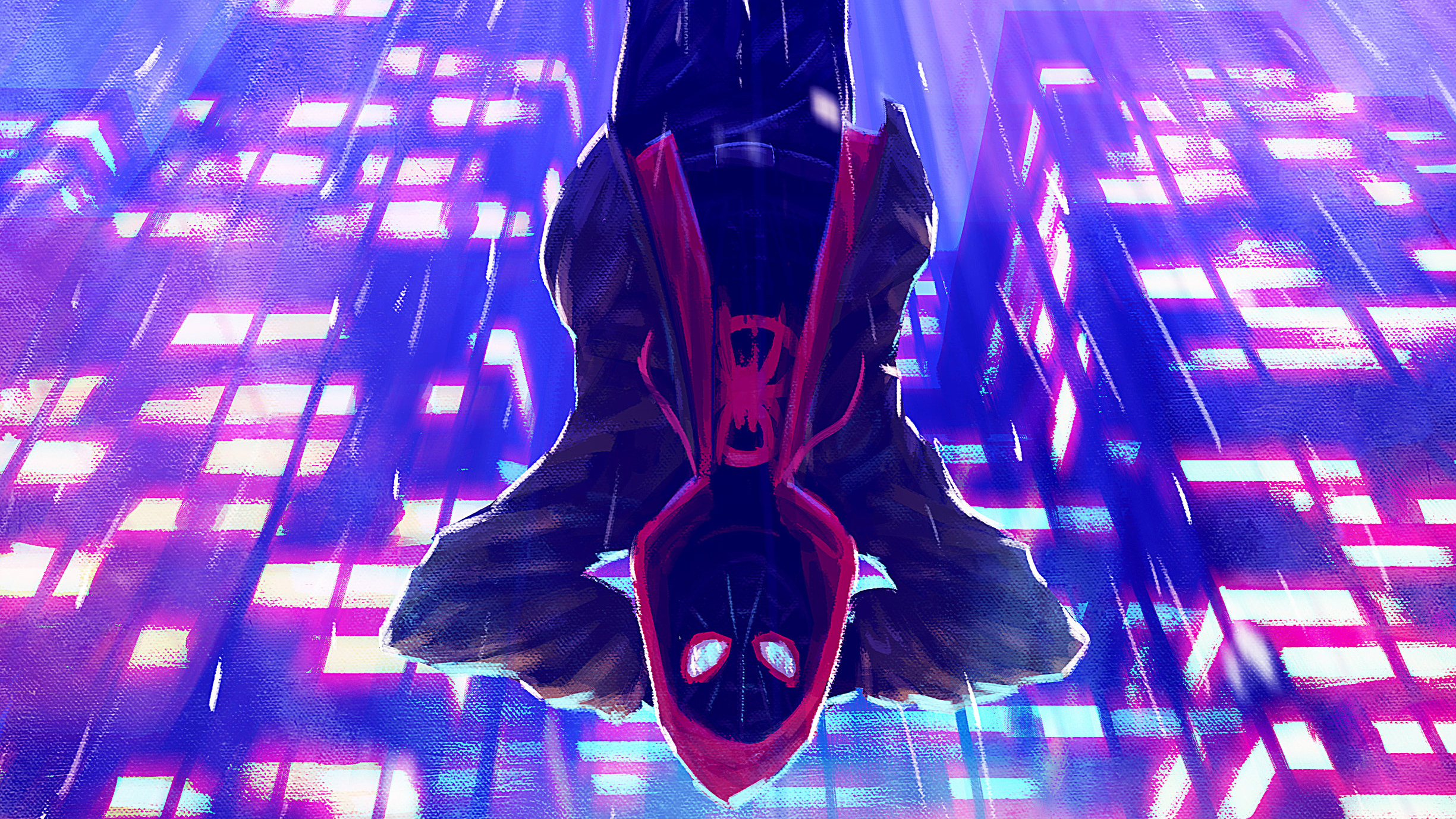 HD desktop wallpaper: Spider Man, Movie, Miles Morales, Spider Man: Into The Spider Verse download free picture