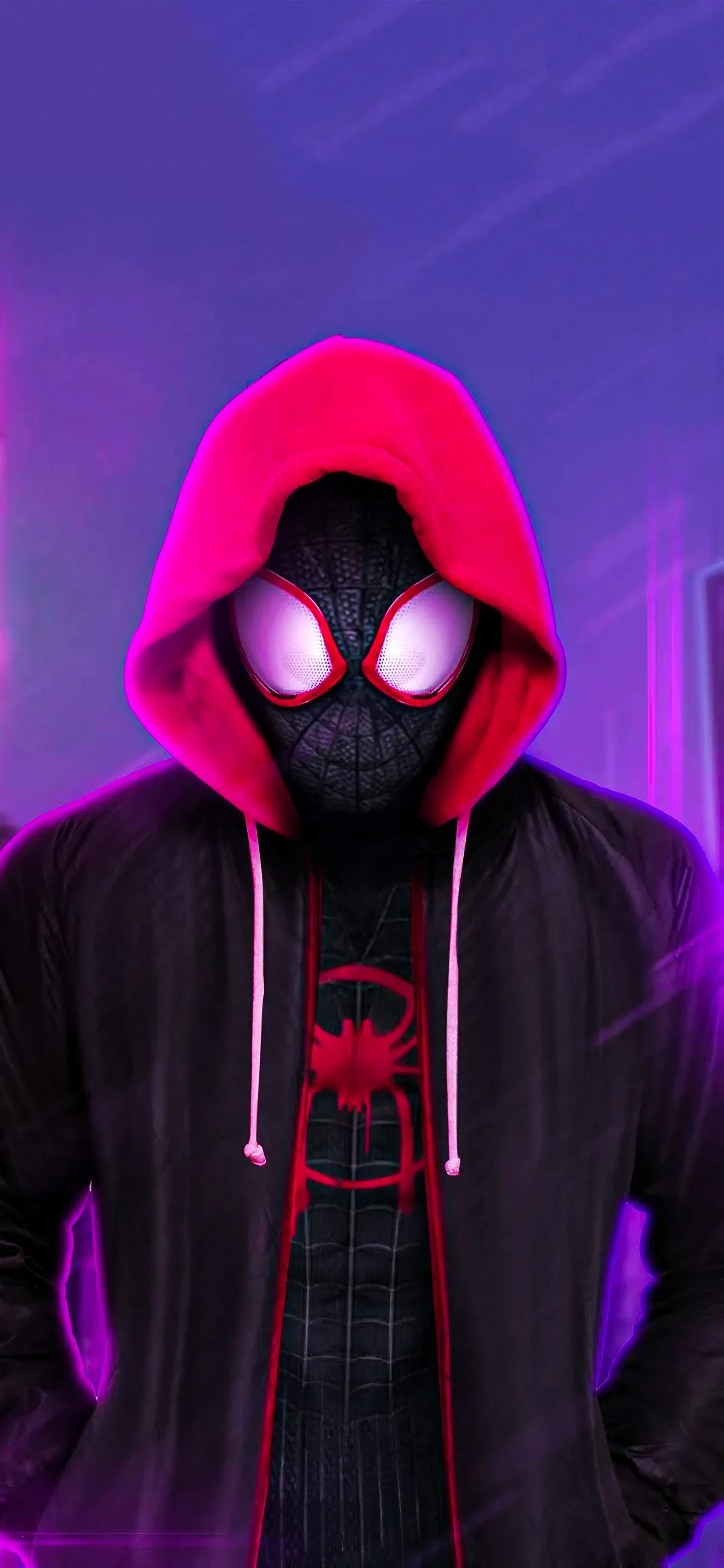 Purple spiderman Wallpaper Download