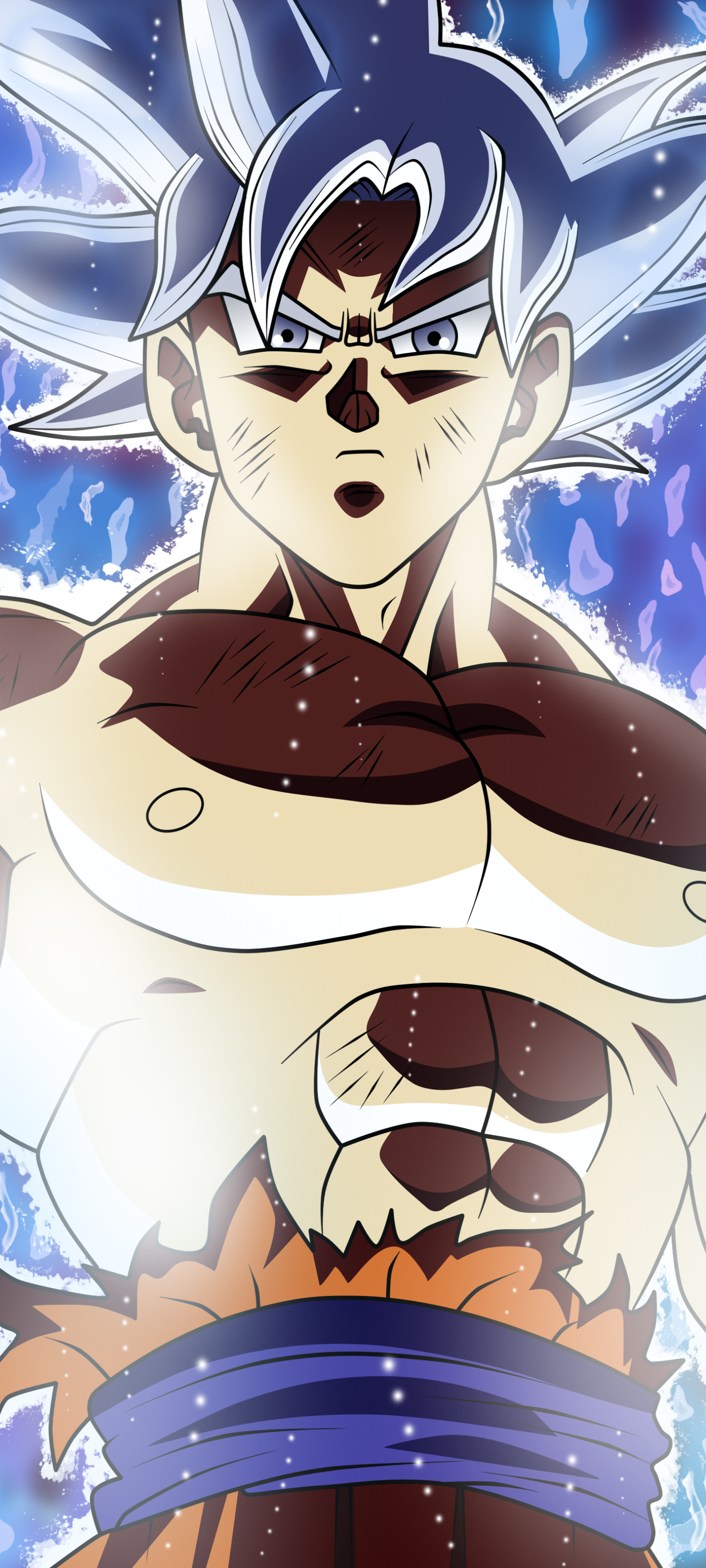 Wallpaper / Anime Dragon Ball Super Phone Wallpaper, Goku, Ultra Instinct (Dragon Ball), 1440x3200 free download