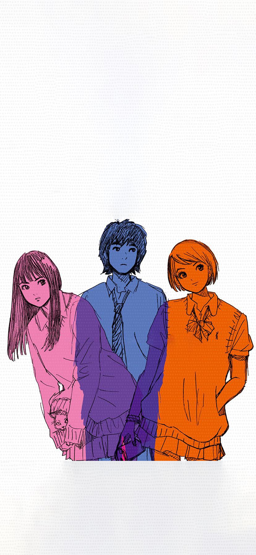 I turned the Sonny Boy soundtrack art into phone wallpaper