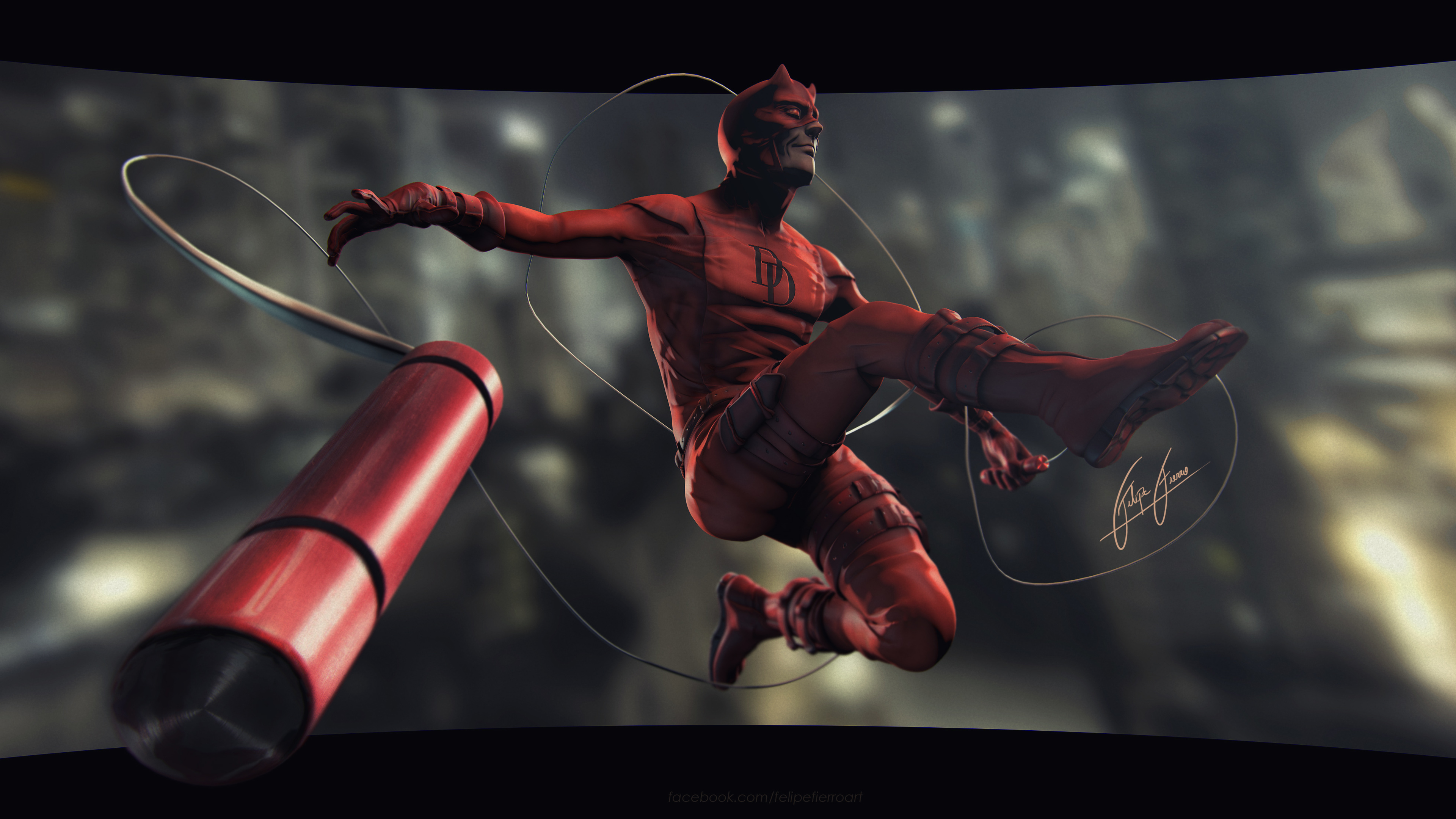 Wallpaper 4k Daredevil The Man Without Fear 4k Wallpaper
