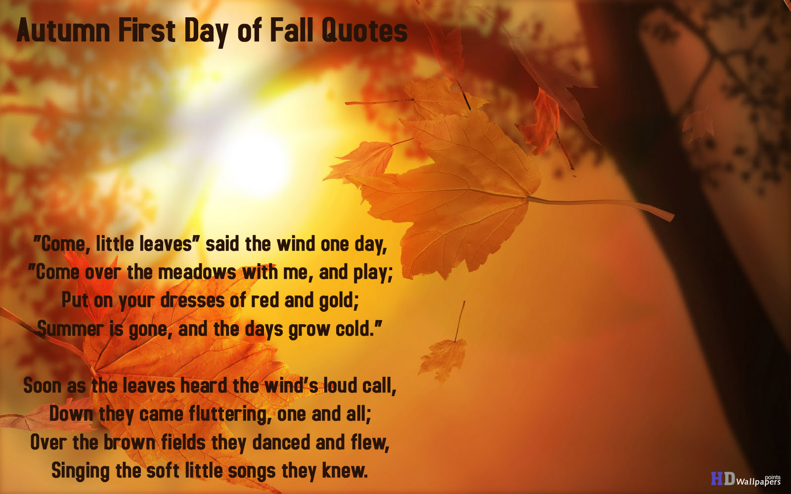 First Day Of Autumn Quotes. QuotesGram