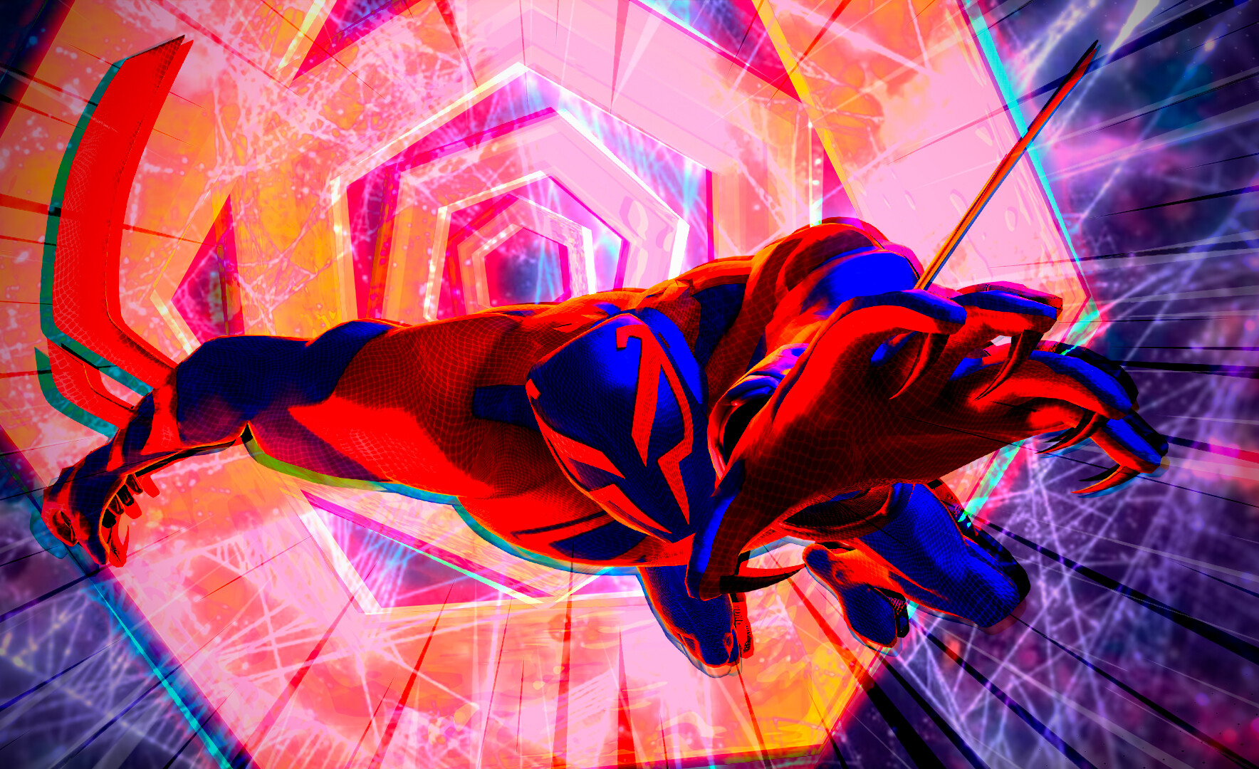 Miguel O'Hara Spider Man 2099 Artwork. Inspired By Spider Man: Across The Spider Verse