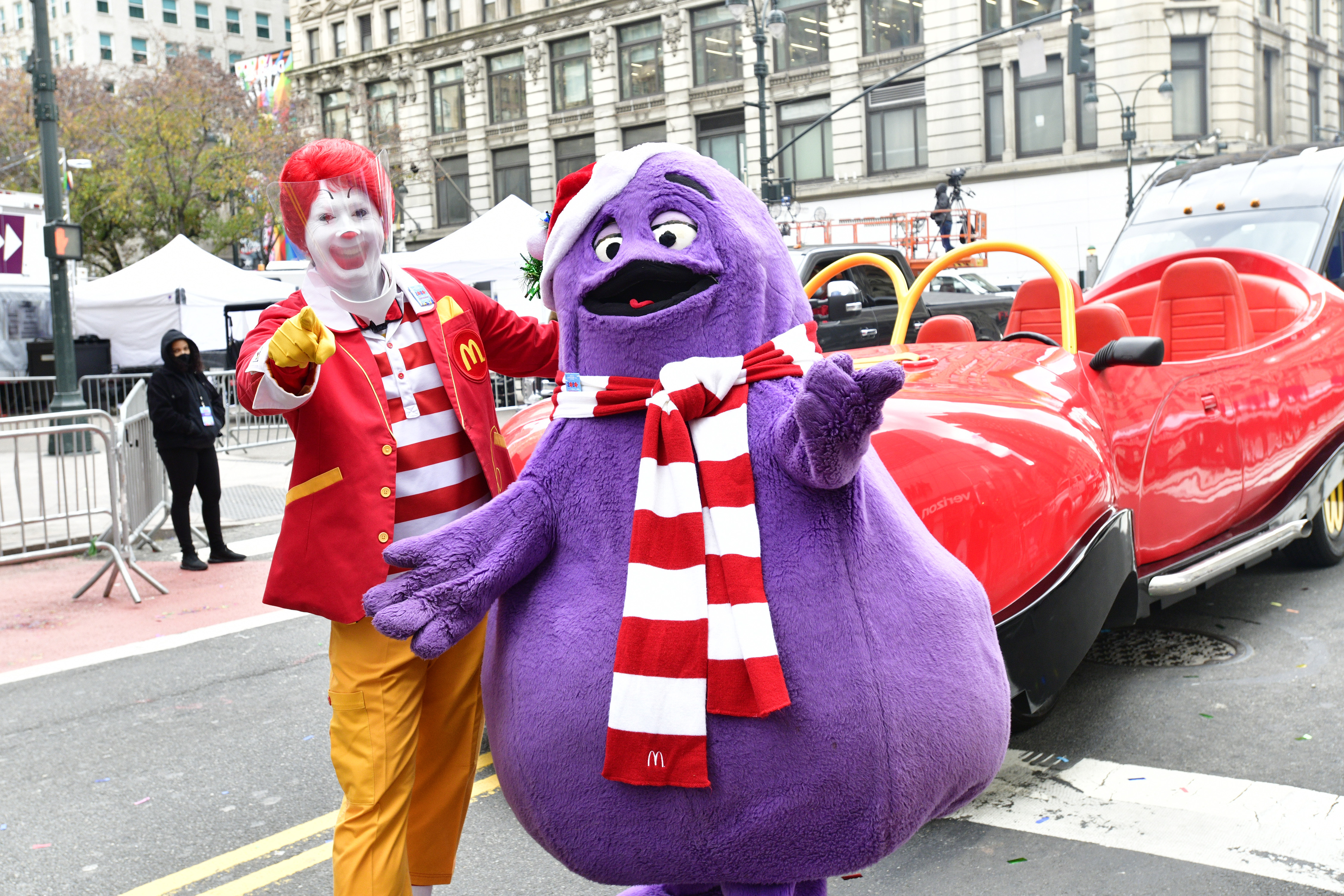 McDonald's released a purple milkshake in honor of Grimace's birthday and I'm obsessed
