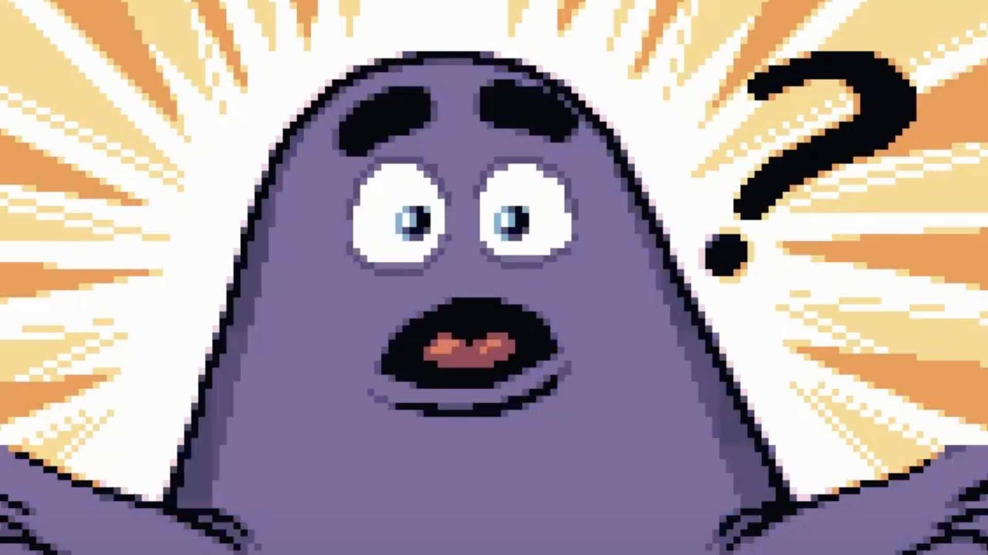 McDonald's just released a new Grimace game for the Game Boy Color