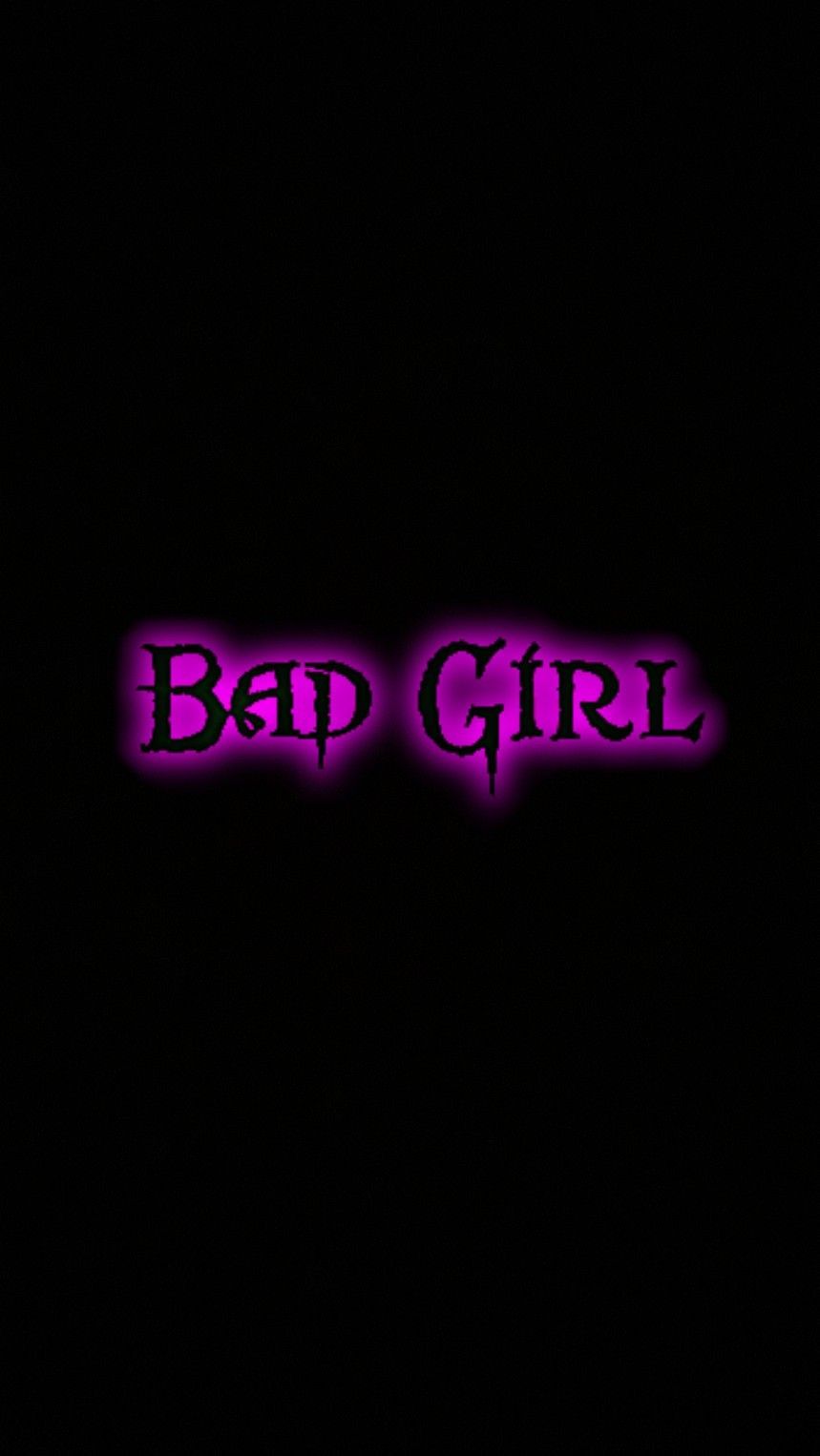 Pink Bad Girl Wallpaper