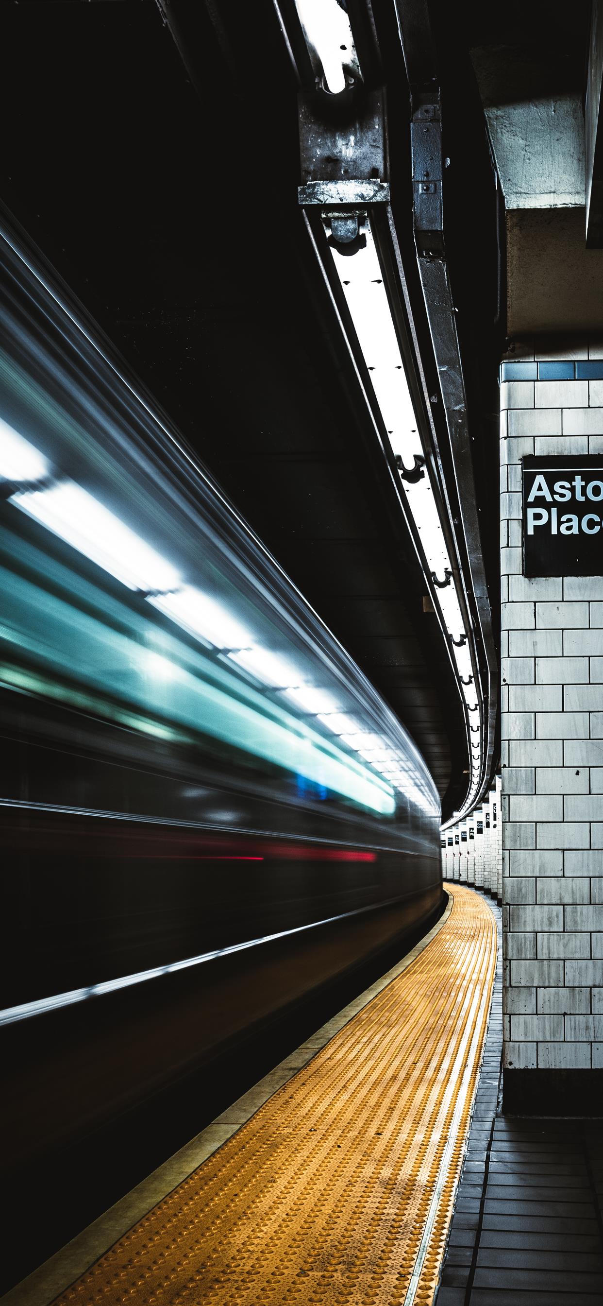 Astor Place New York United States iPhone X Wallpaper Free Download