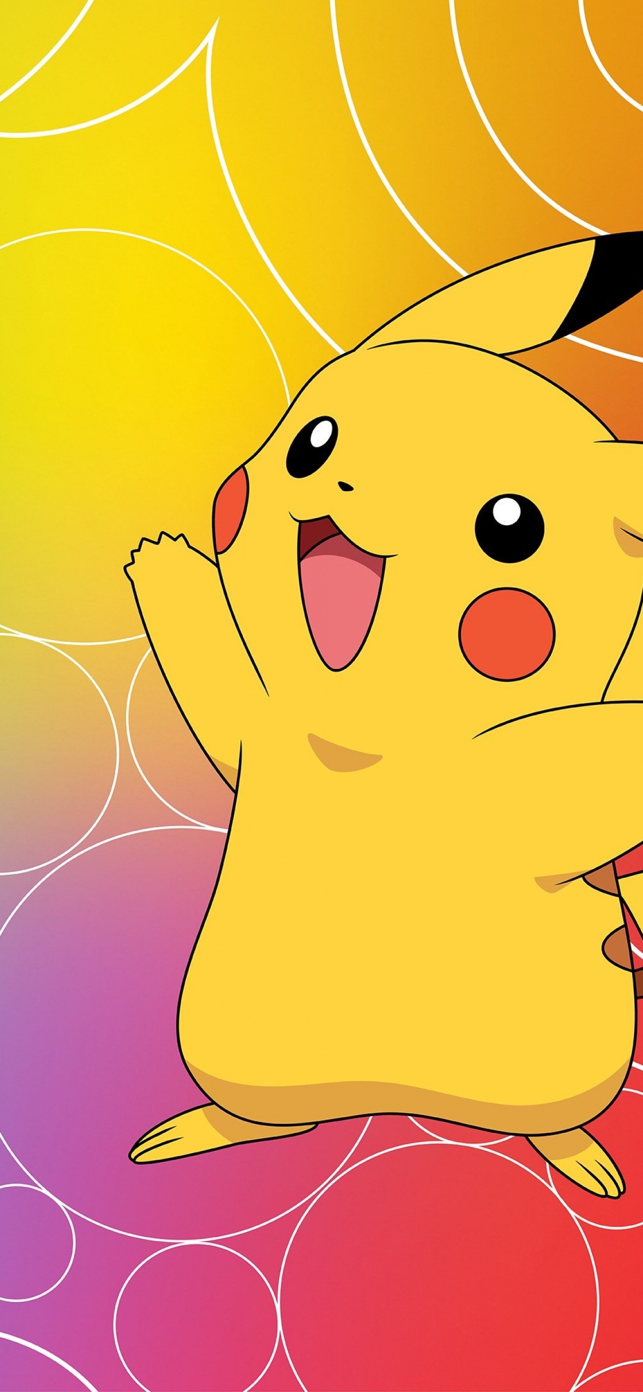 Pokemon Wallpaper 4K, Pikachu, Colorful background