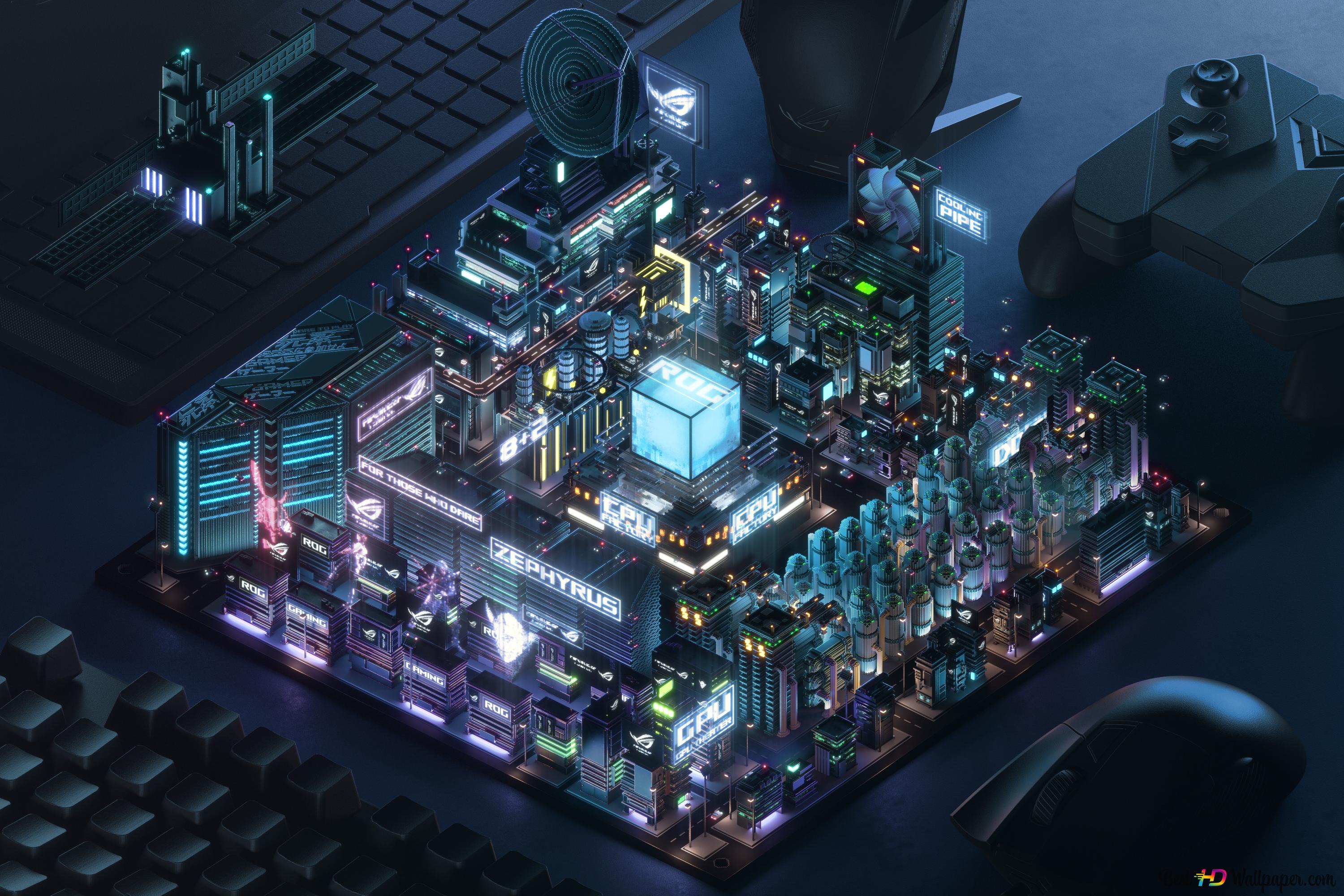 Genesis. ASUS ROG 4K wallpaper download