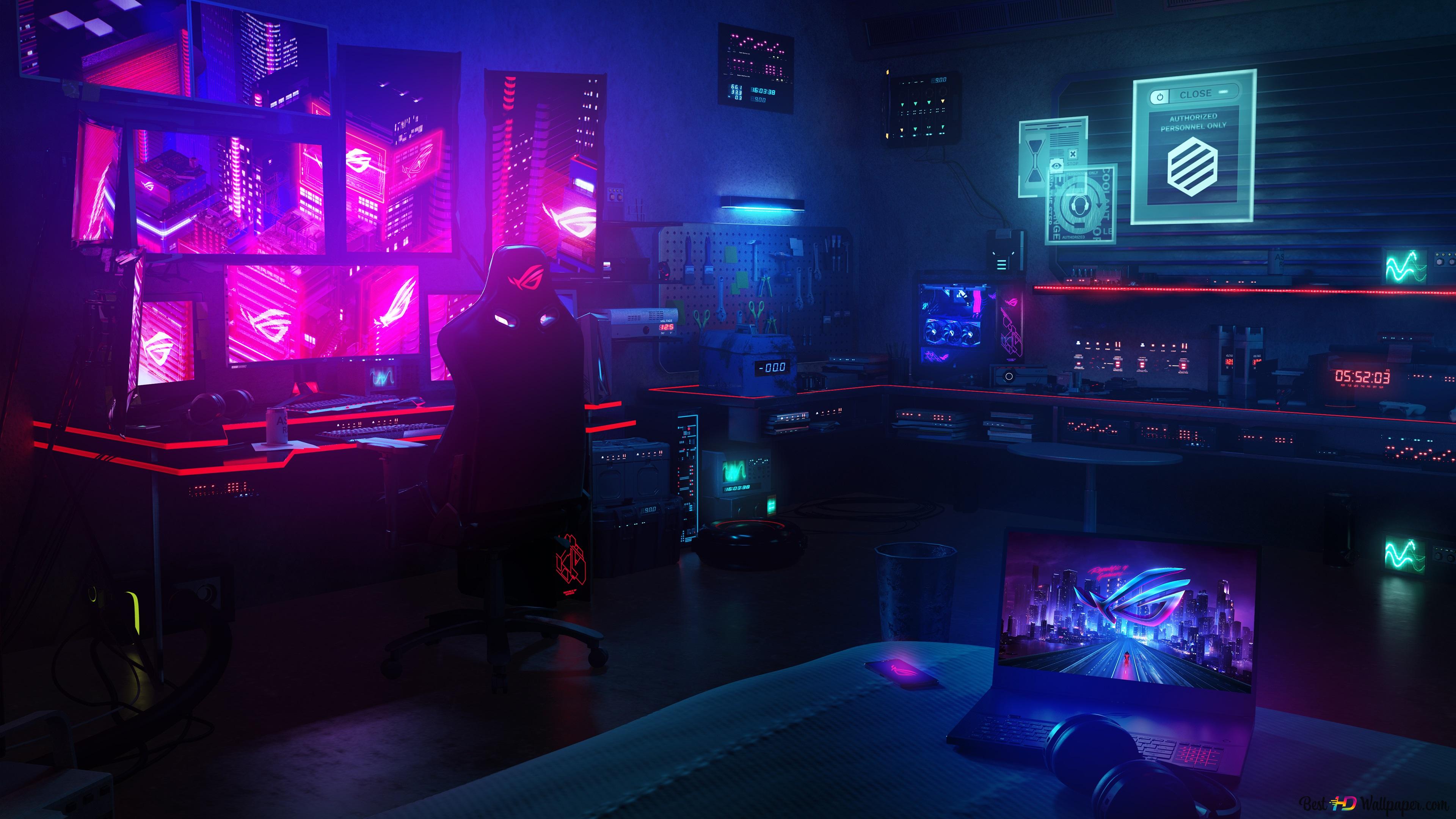 Asus ROG (Republic of Gamers) Hideout 4K wallpaper download