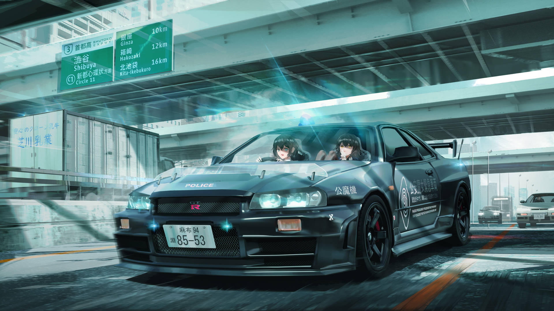 Car Anime Wallpaper