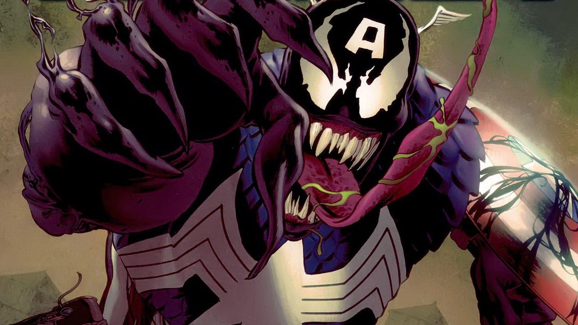 Comics Venom Captain America villains Marvel Comics wallpapers
