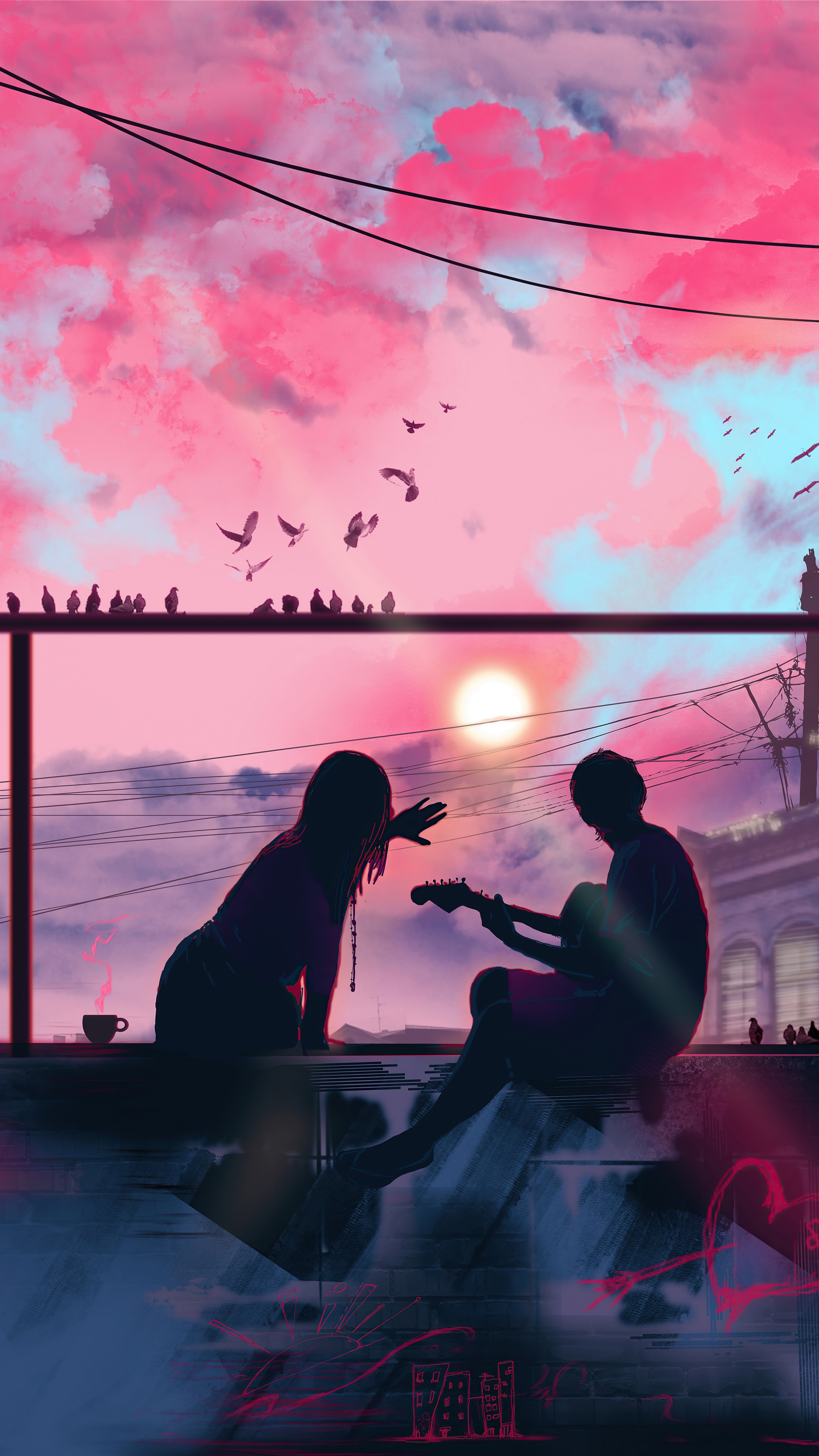 love, couple, artist, artwork, digital art, artstation Gallery HD Wallpaper