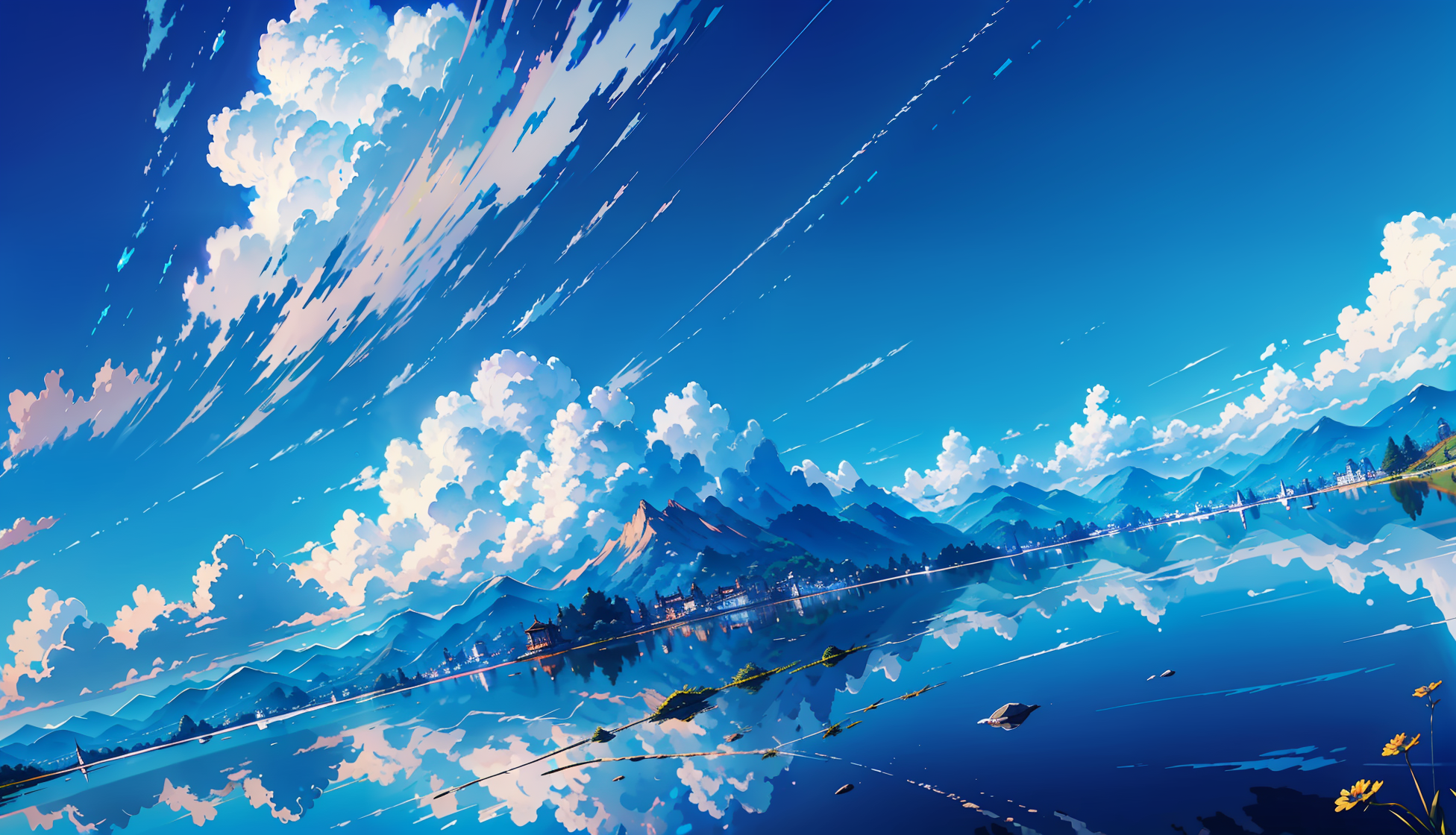 Anime Landscape HD Wallpaper and Background
