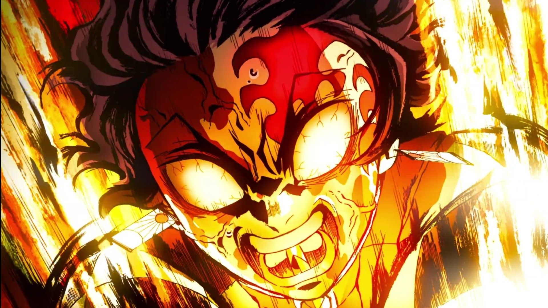 Tanjiro Rage Form. Anime, Slayer, Demon