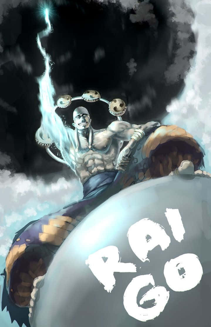 Download Enel, the Almighty Lightning God in One Piece Wallpaper