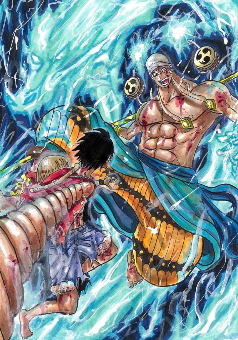 One Piece Thunder God Wallpapers - Wallpaper Cave