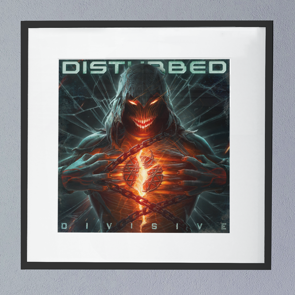 Disturbed (Divisive) Album Cover Poster