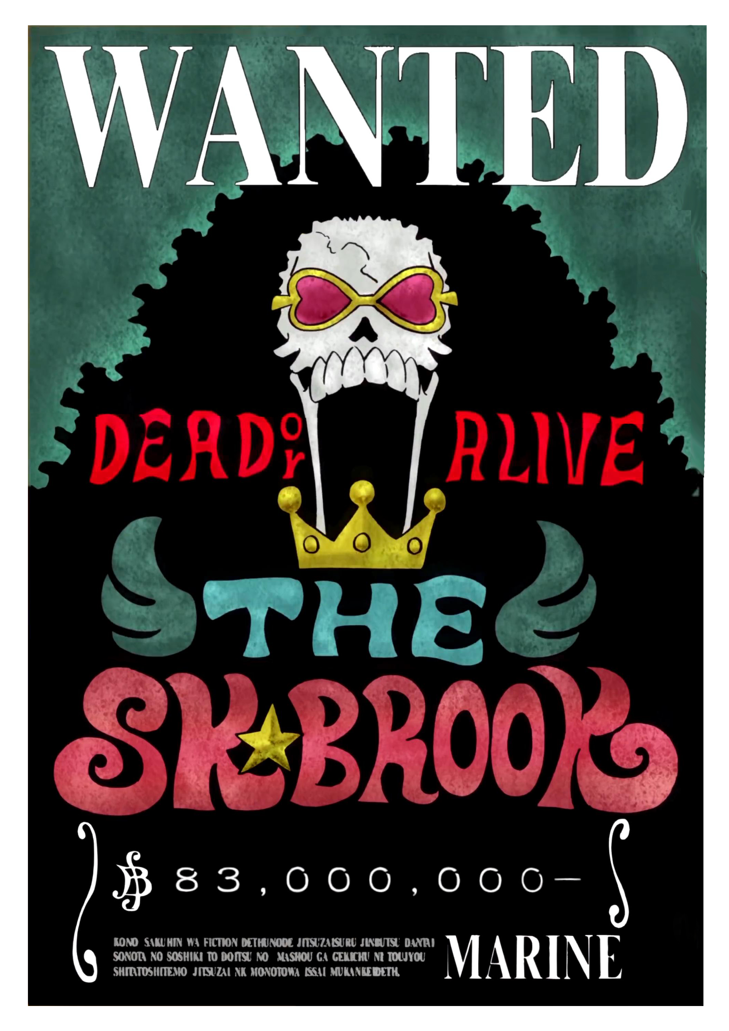 Free download Mugiwara Team New bounties Brook by rgunerdek on [2480x3508] for your Desktop, Mobile & Tablet. Explore Brook Bounty Wallpaper. Star Wars Bounty Hunter Wallpaper, Bounty Hunter Wallpaper