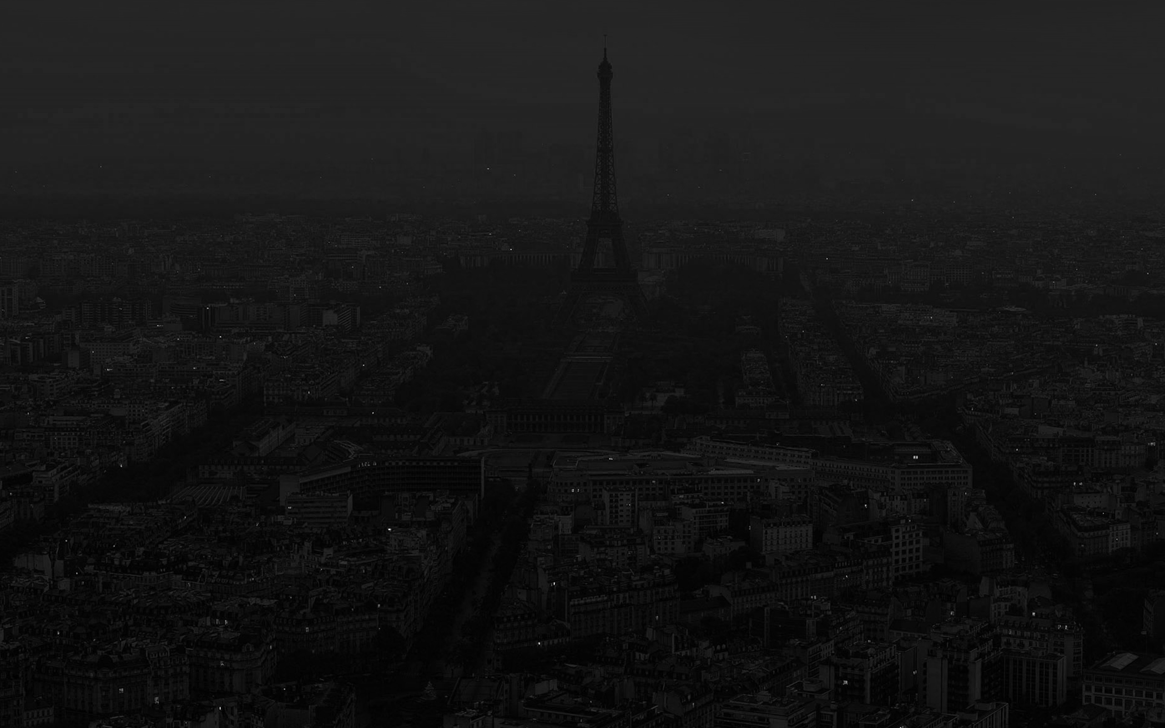 wallpaper for desktop, laptop. paris dark bw city illustration art