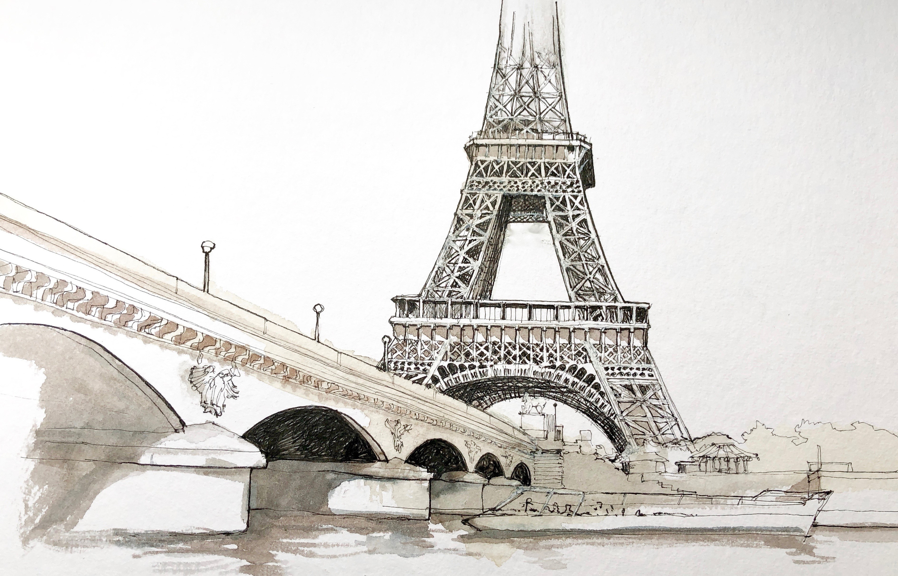 France, Painting Art, Pictorial art, Eiffel Tower, Paris Gallery HD Wallpaper