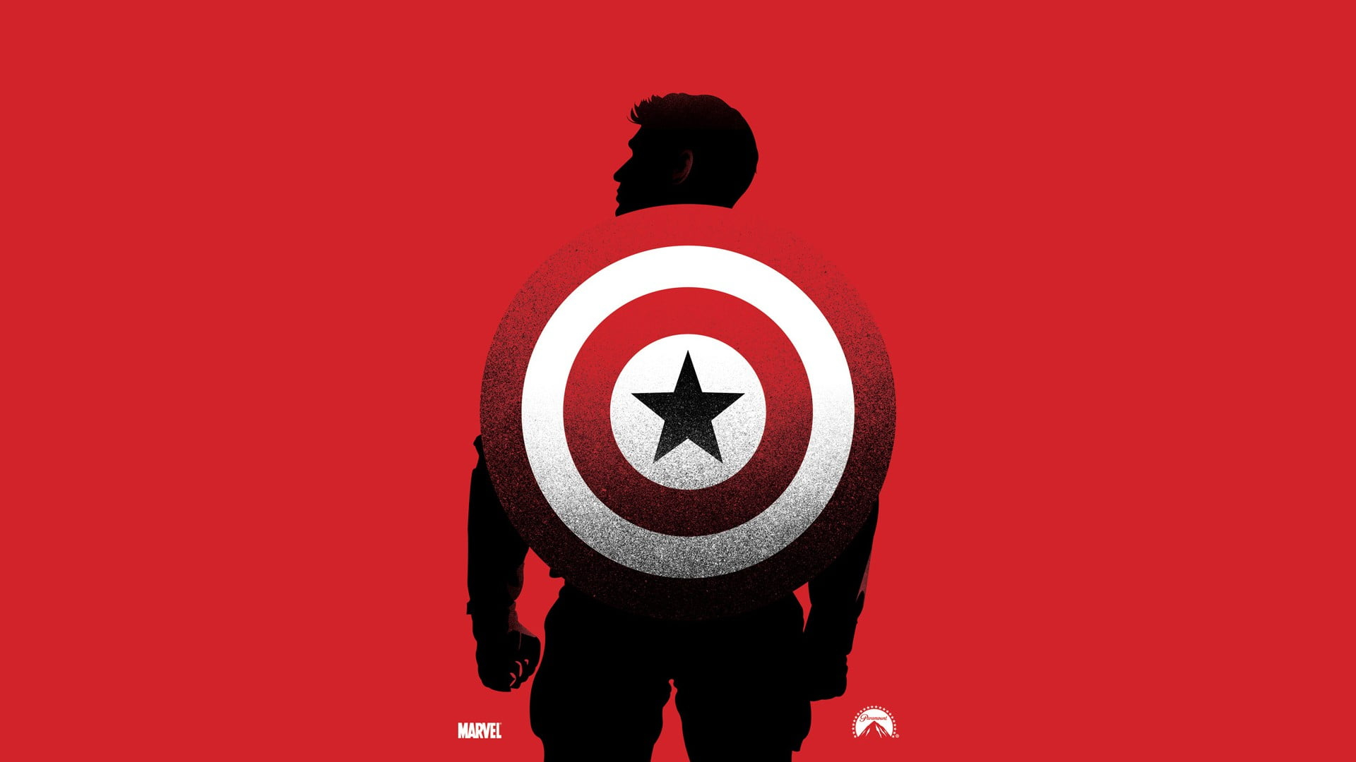 Marvel Captain America Wallpaper, Movies, Red