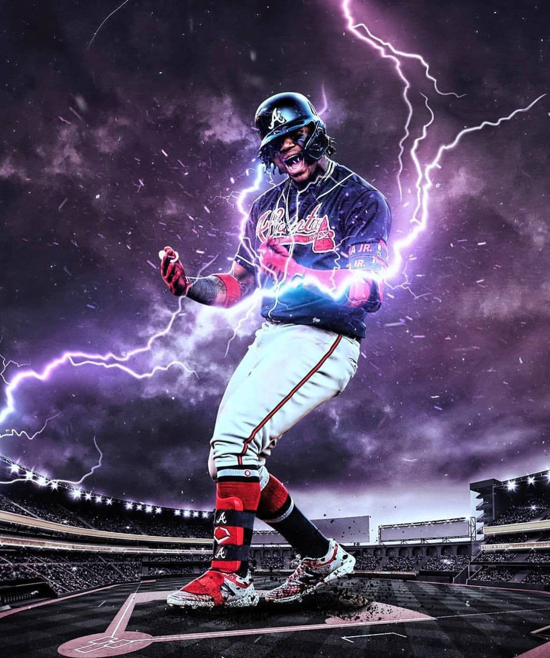 Download Ronald Acuna Jr. Purple