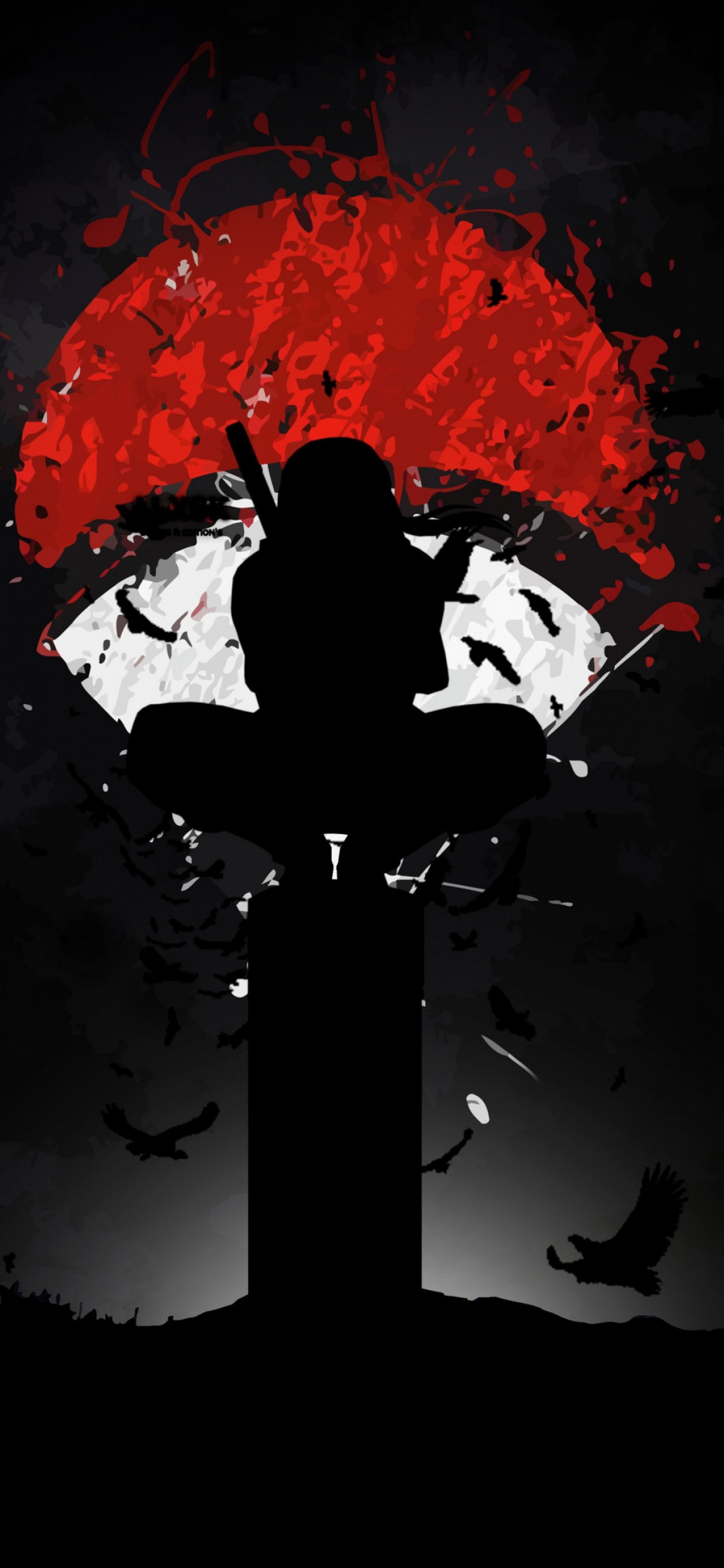 Itachi Uchiha Wallpaper 4K, Naruto, AMOLED, Black background