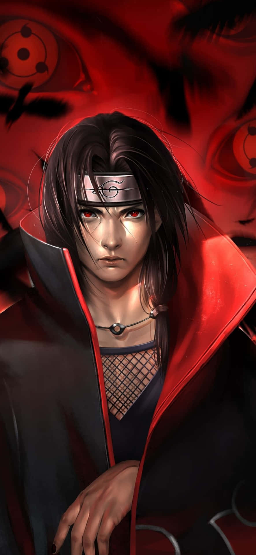 Download Unleash the Naruto power with Uchiha iPhone Wallpaper