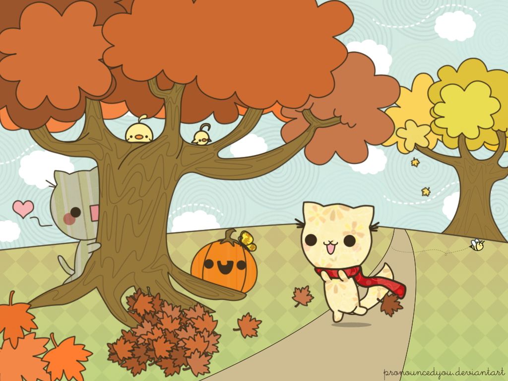 Kawaii Autumn Wallpaper