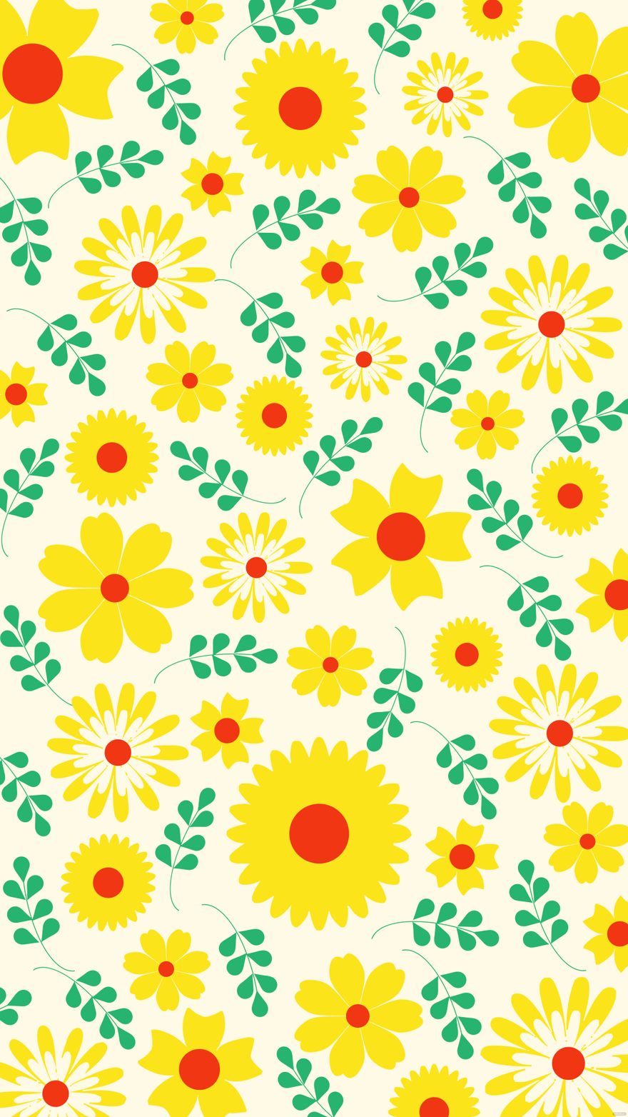 Free Summer Floral Background, Illustrator, JPG, SVG