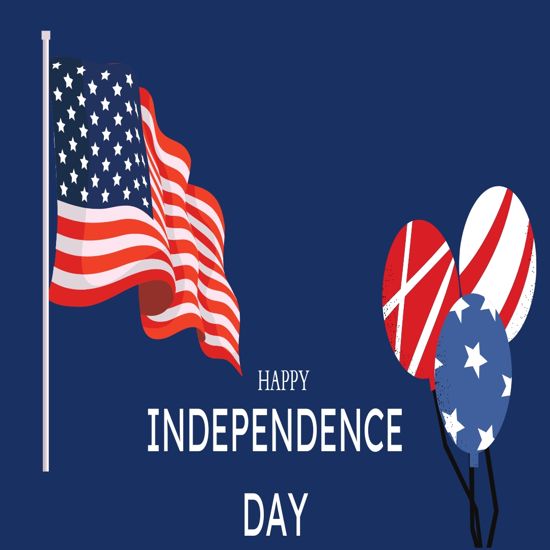 Beautiful Happy 4th Of July USA image for Instagram
